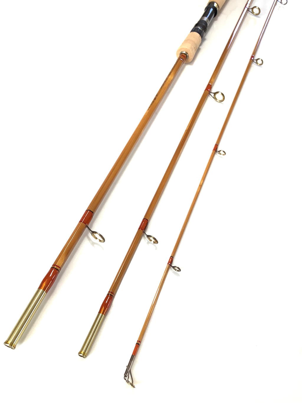 Rare L.H DESIGN Travel Built Cane Casting Rod