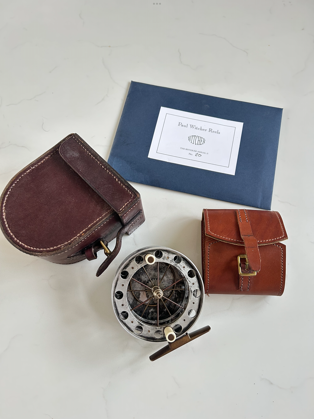 Ultra Rare Paul Witcher BISTERNE AERIAL MKII Centrepin Fishing Reel