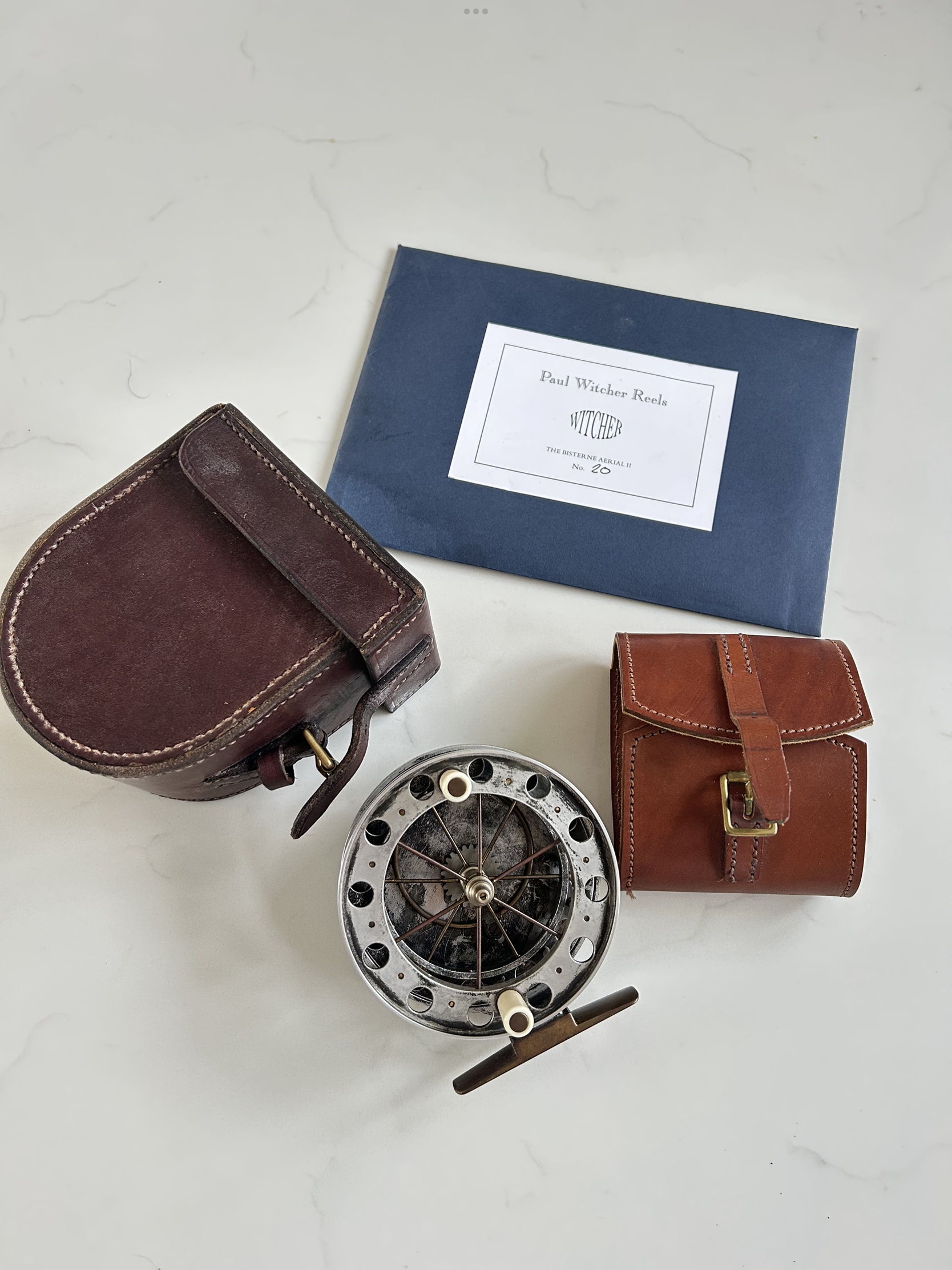 Ultra Rare Paul Witcher BISTERNE AERIAL MKII Centrepin Fishing Reel