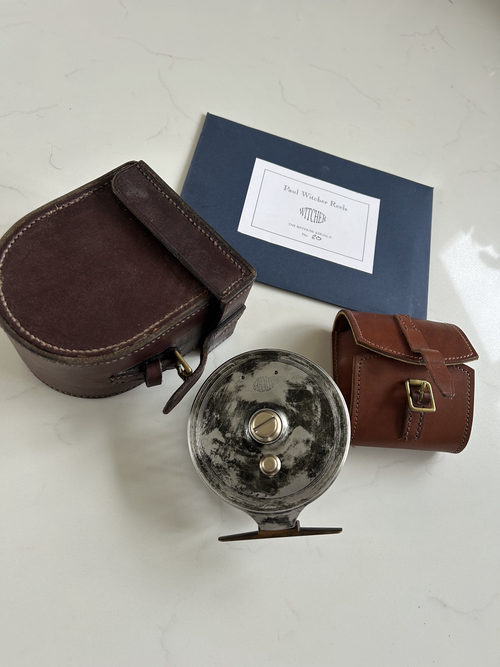 Ultra Rare Paul Witcher BISTERNE AERIAL MKII Centrepin Fishing Reel