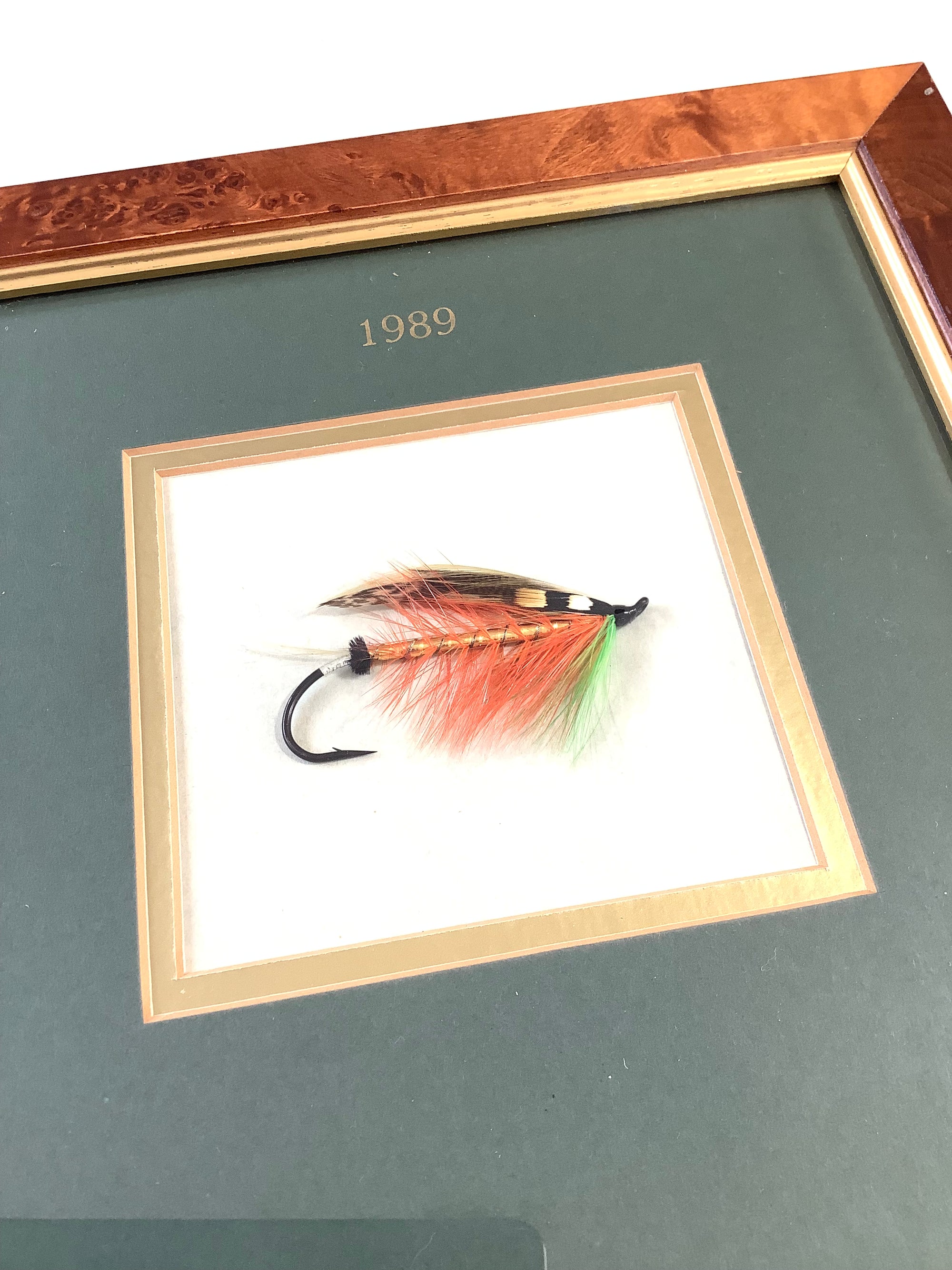 Presentation Jaguar/LandRover Dunkeld classic hand tied Dunkeld Framed Salmon Fly