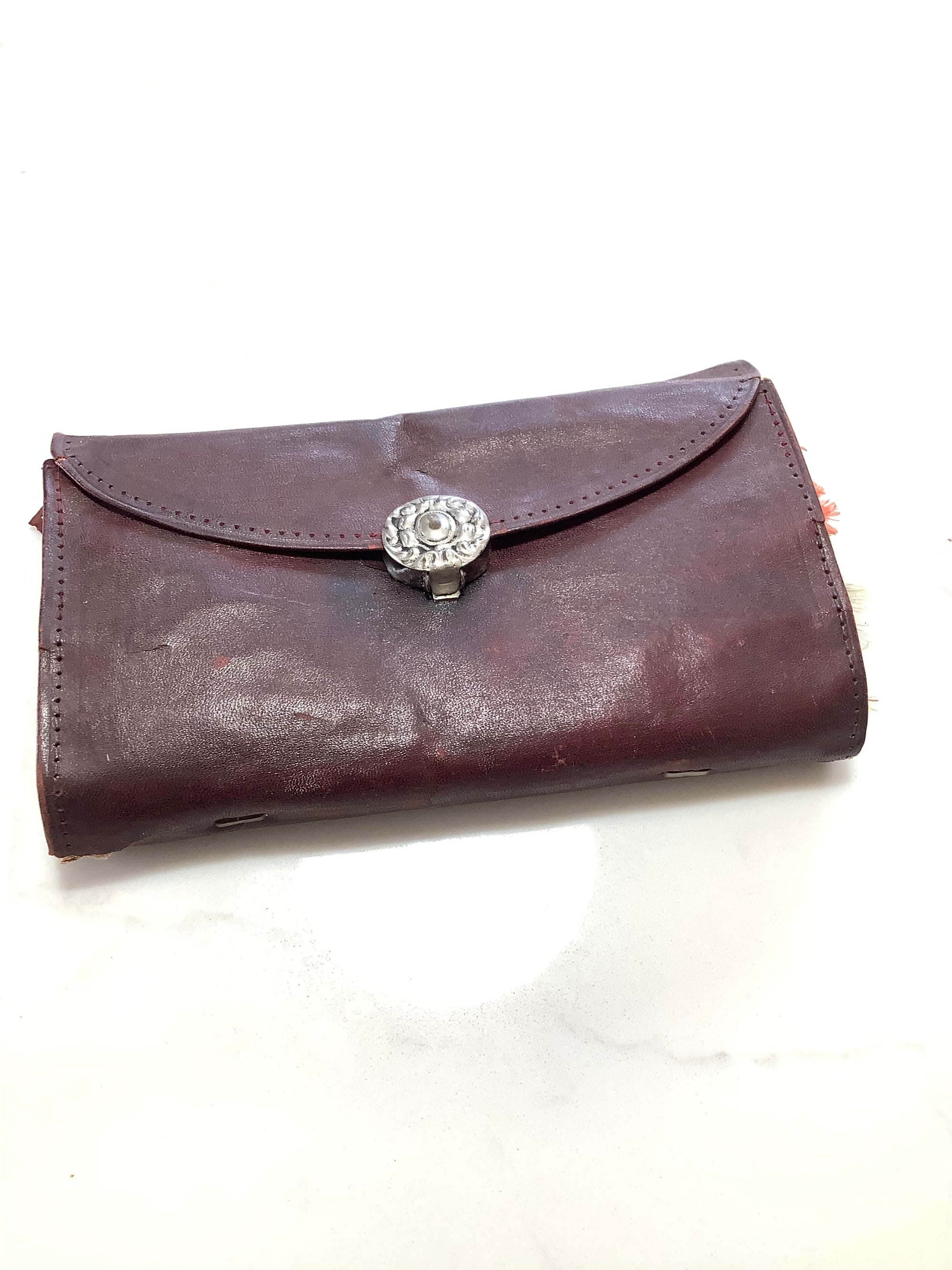 Early Antique Fly Wallet with Gut Eye Flies