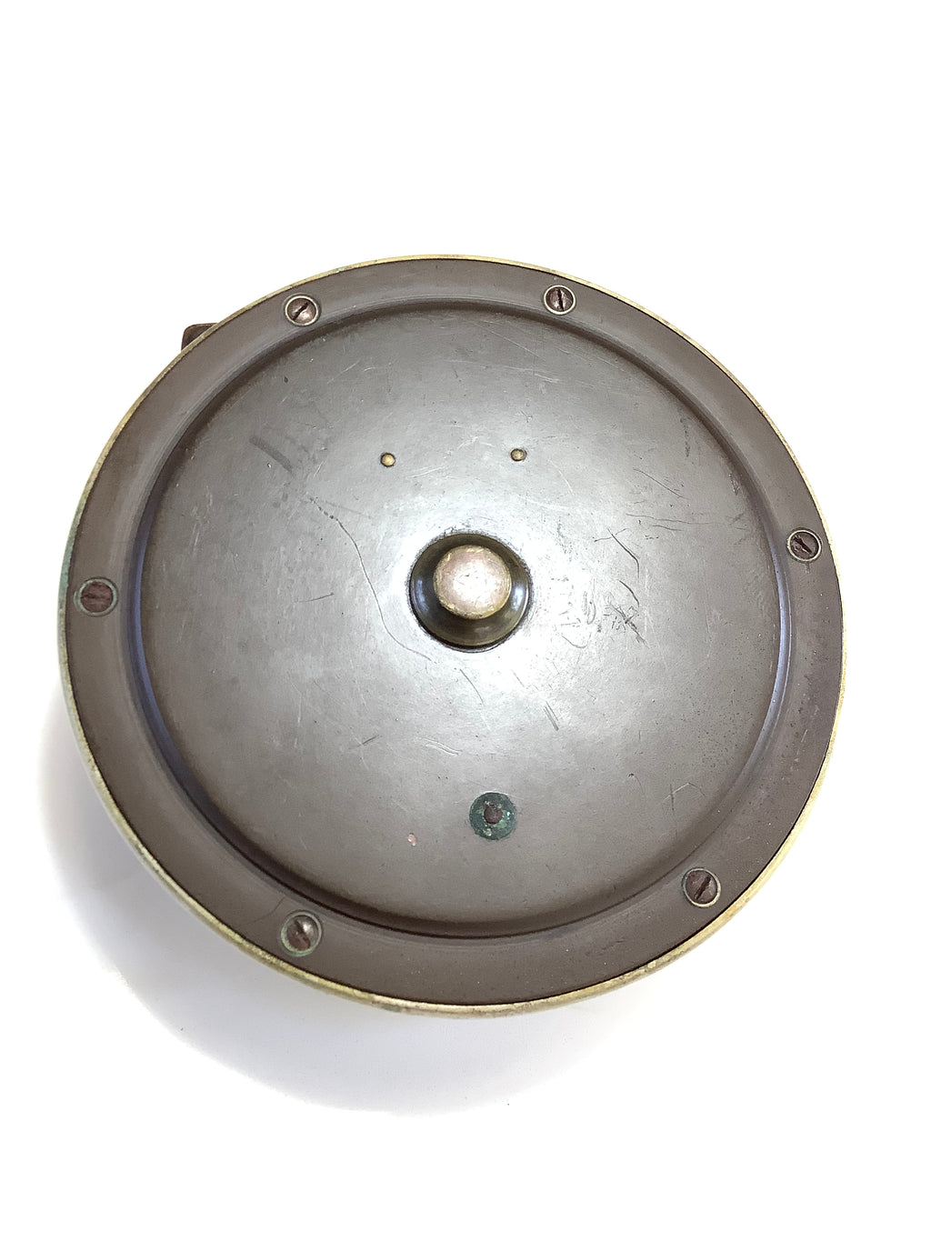 Ultra Rare Largest 5” Antique Hardy Bros Brass ￼￼& Ebonite/Nickel silver Salmon Fly Reel