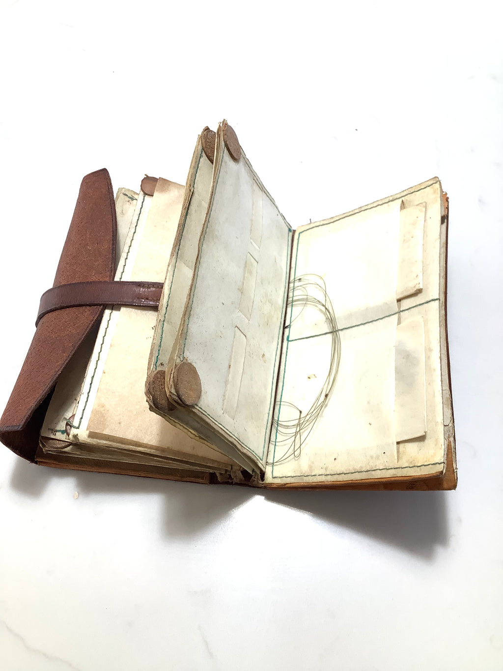 Antique finest quality Fly Fishing Leather Wallet