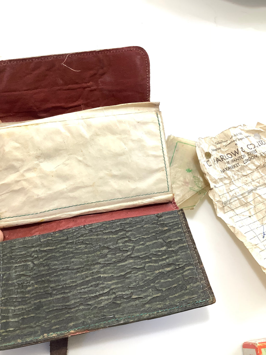 Antique Quality Dry Fly collection with Rare Exotic Leather Wallet