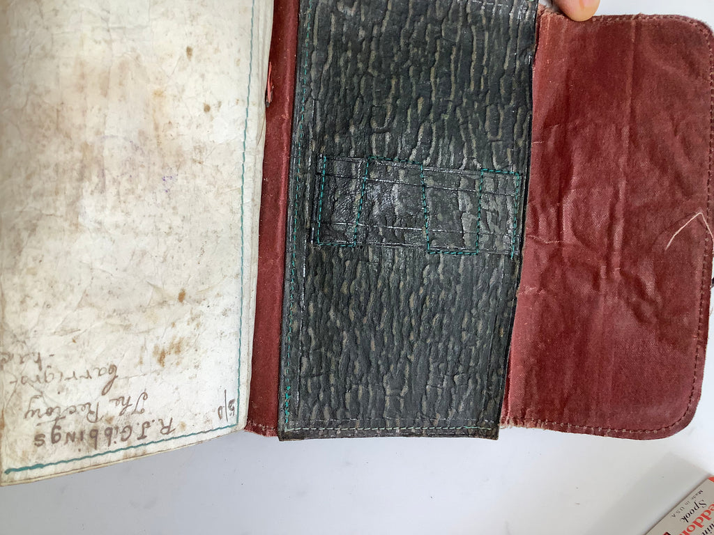 Antique Quality Dry Fly collection with Rare Exotic Leather Wallet