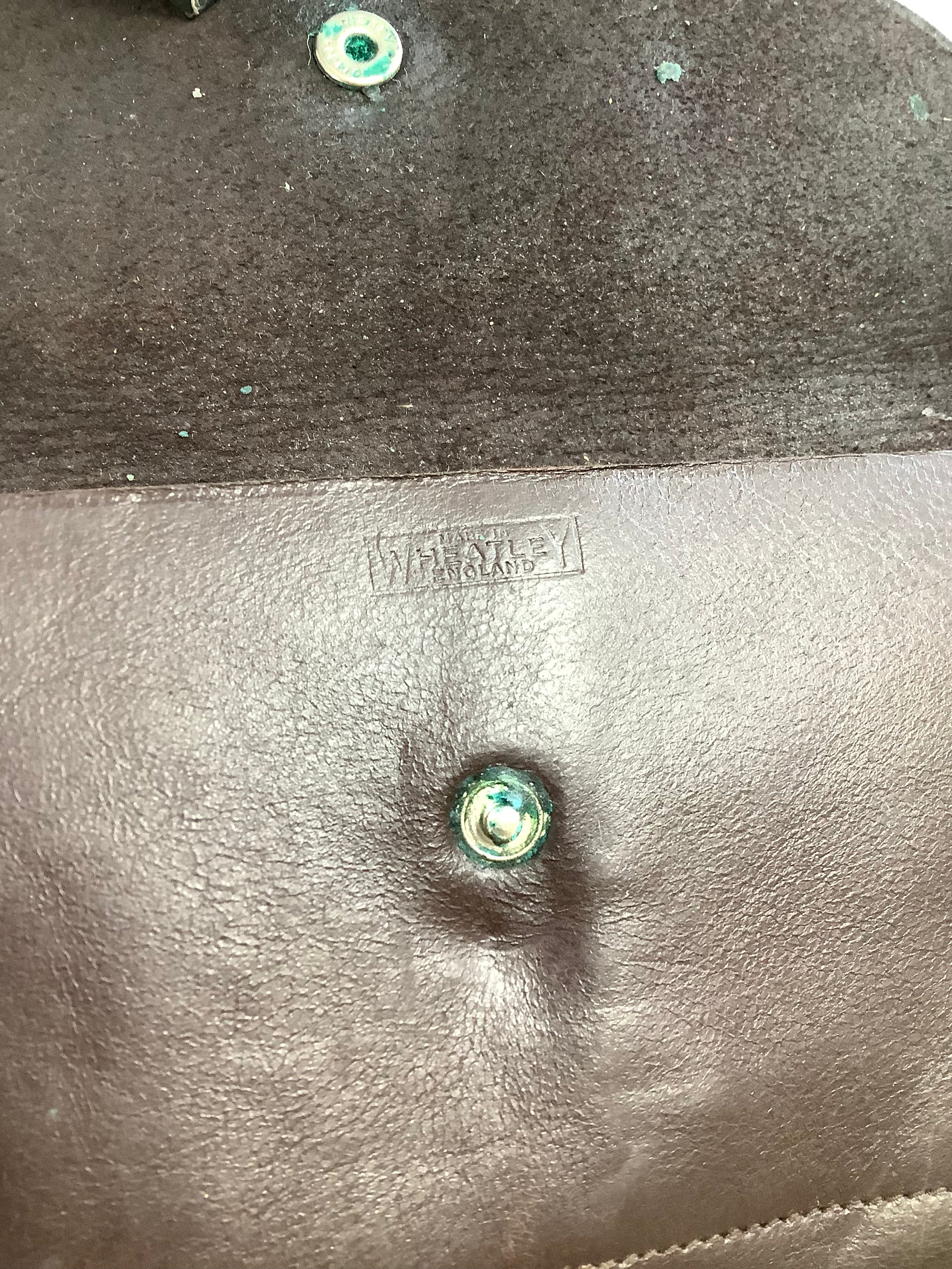 Antique WHEATLEY Leather Fly Wallet with Antique flies to gut