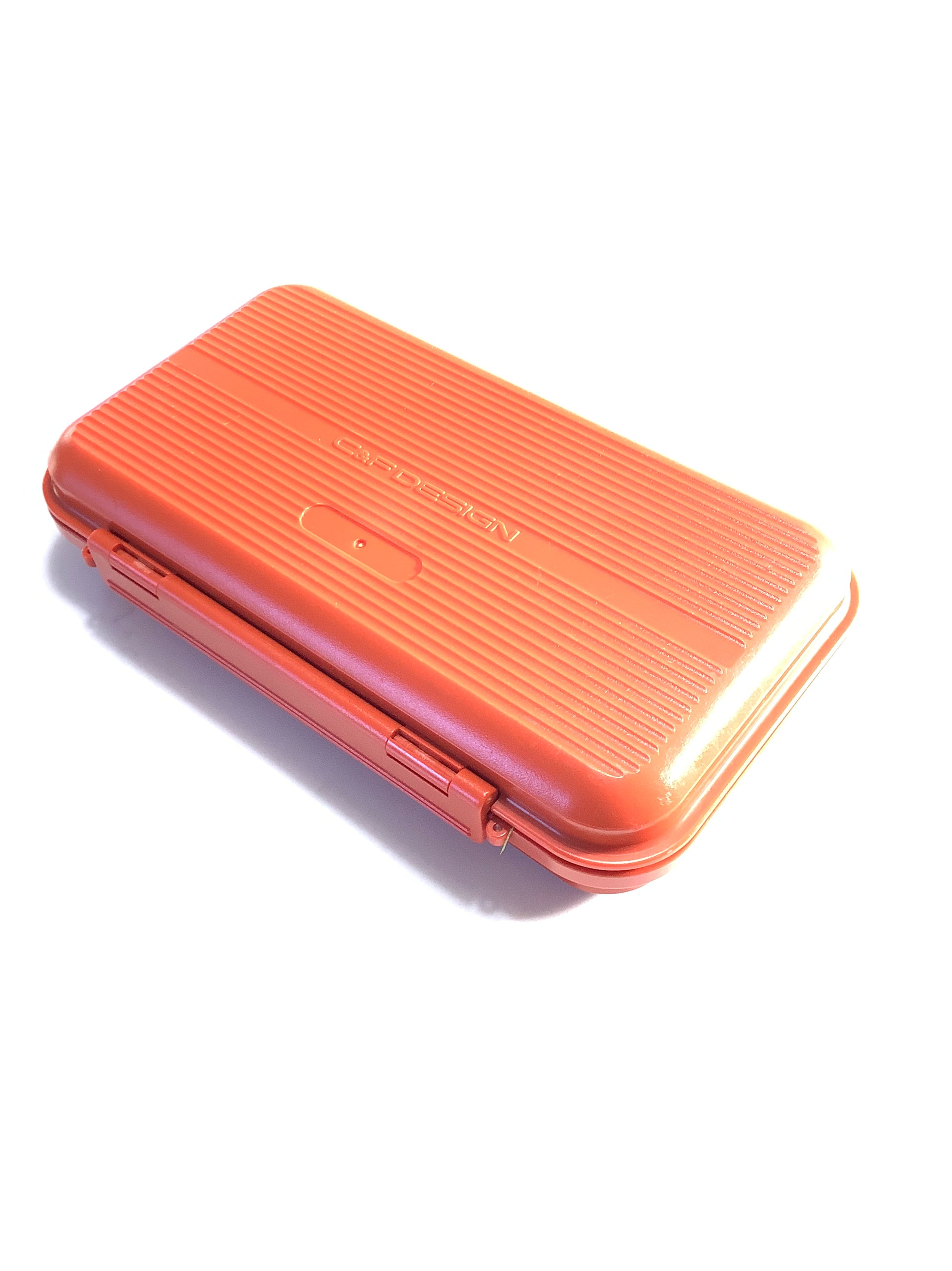 Large Orange C&F DESIGN Fly Box Fully loaded