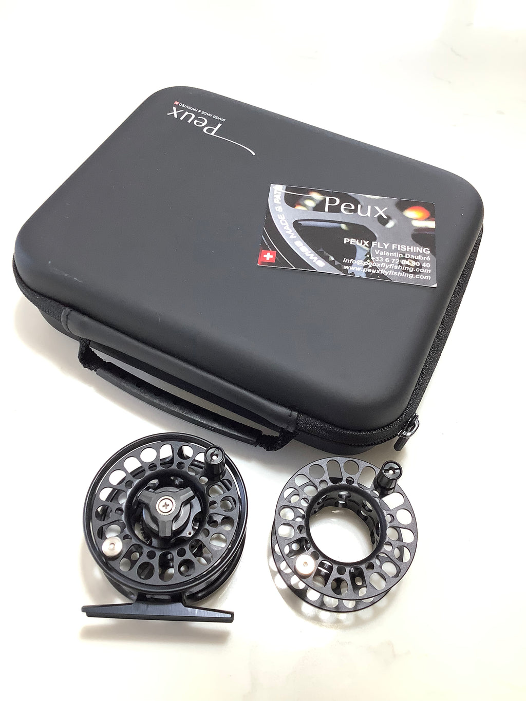 Swiss Made PEUX #2/3 Fly Reel + Spare Spool