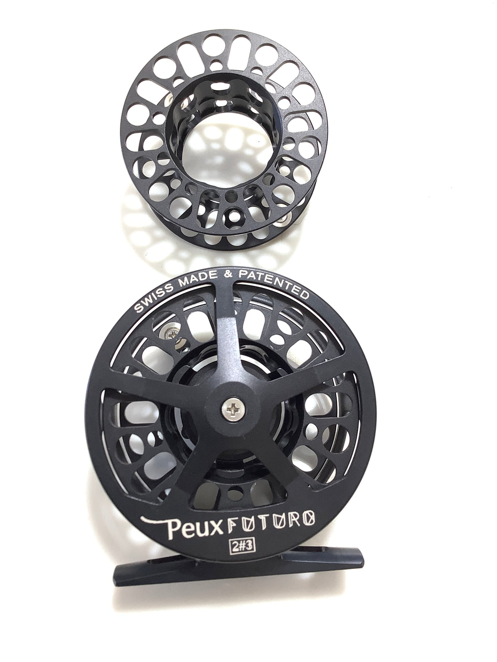 Swiss Made PEUX #2/3 Fly Reel + Spare Spool