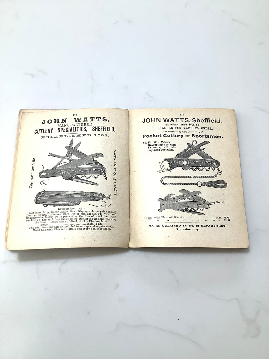 Extremely Rare 1897 A&N Fishing Tackle Catalogue