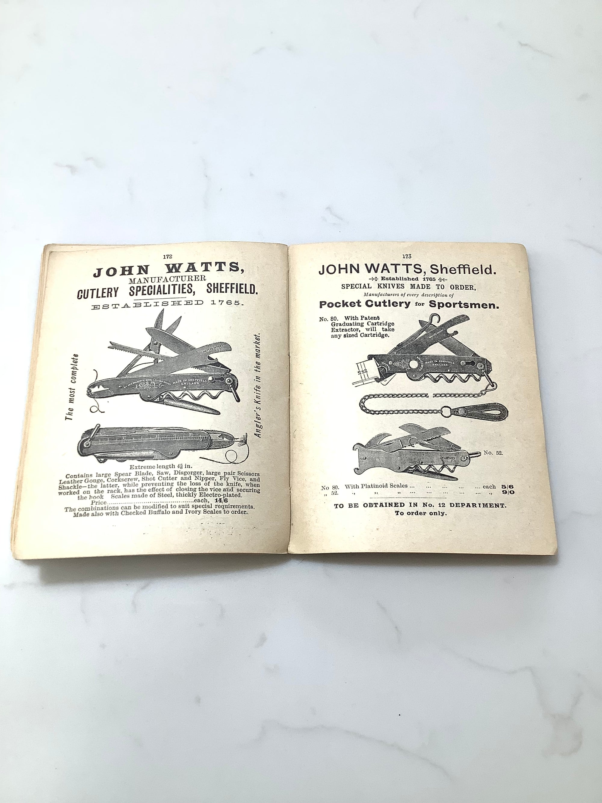 Extremely Rare 1897 A&N Fishing Tackle Catalogue