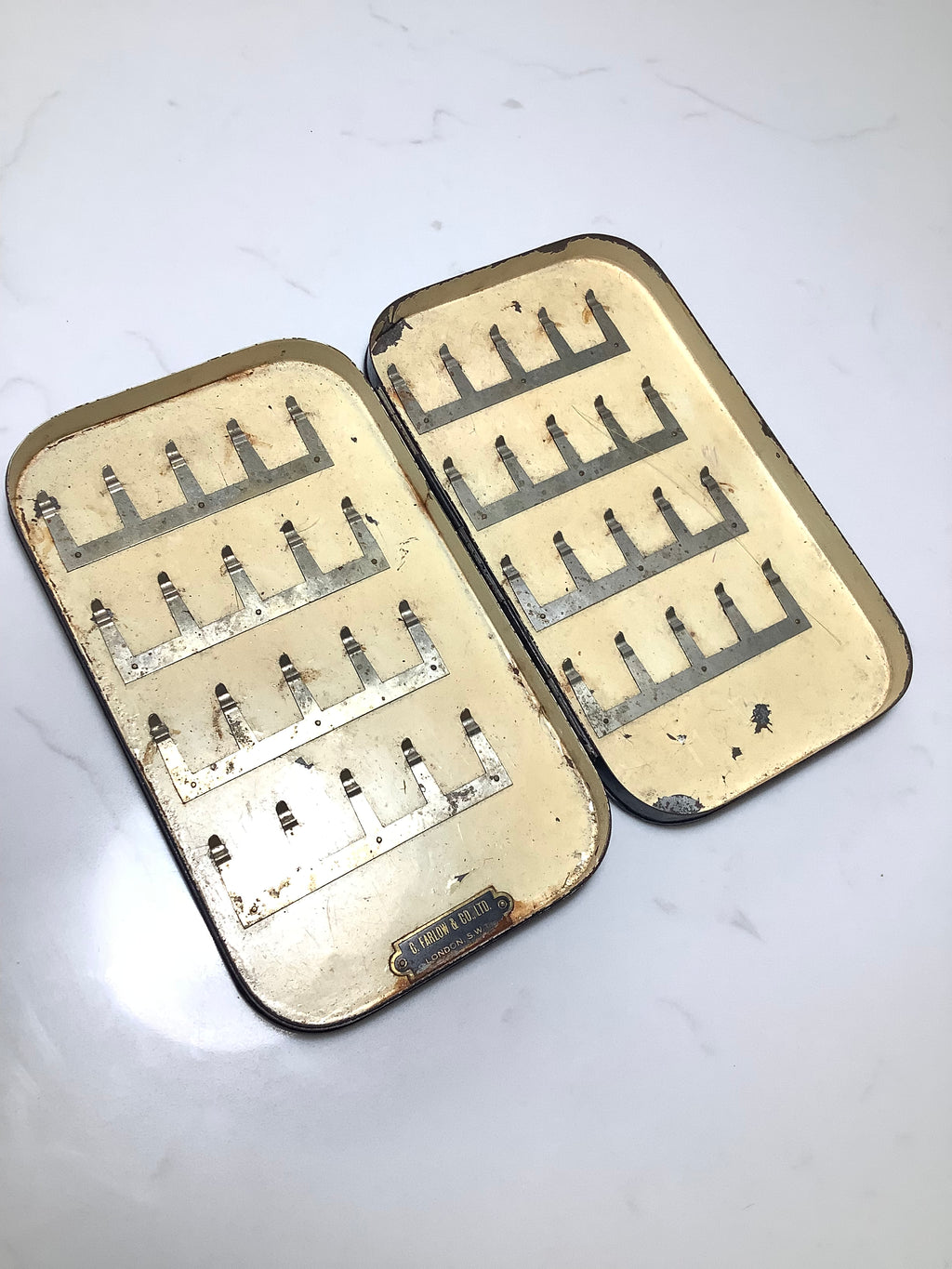 Antique FARLOWS of Pall Mall Salmon Fly Box
