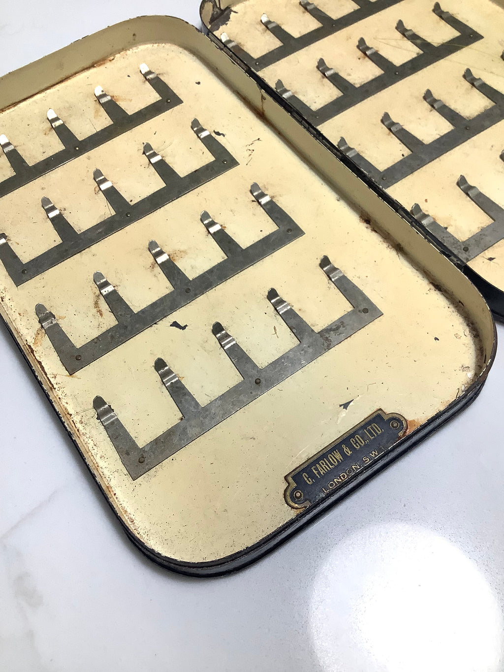 Antique FARLOWS of Pall Mall Salmon Fly Box