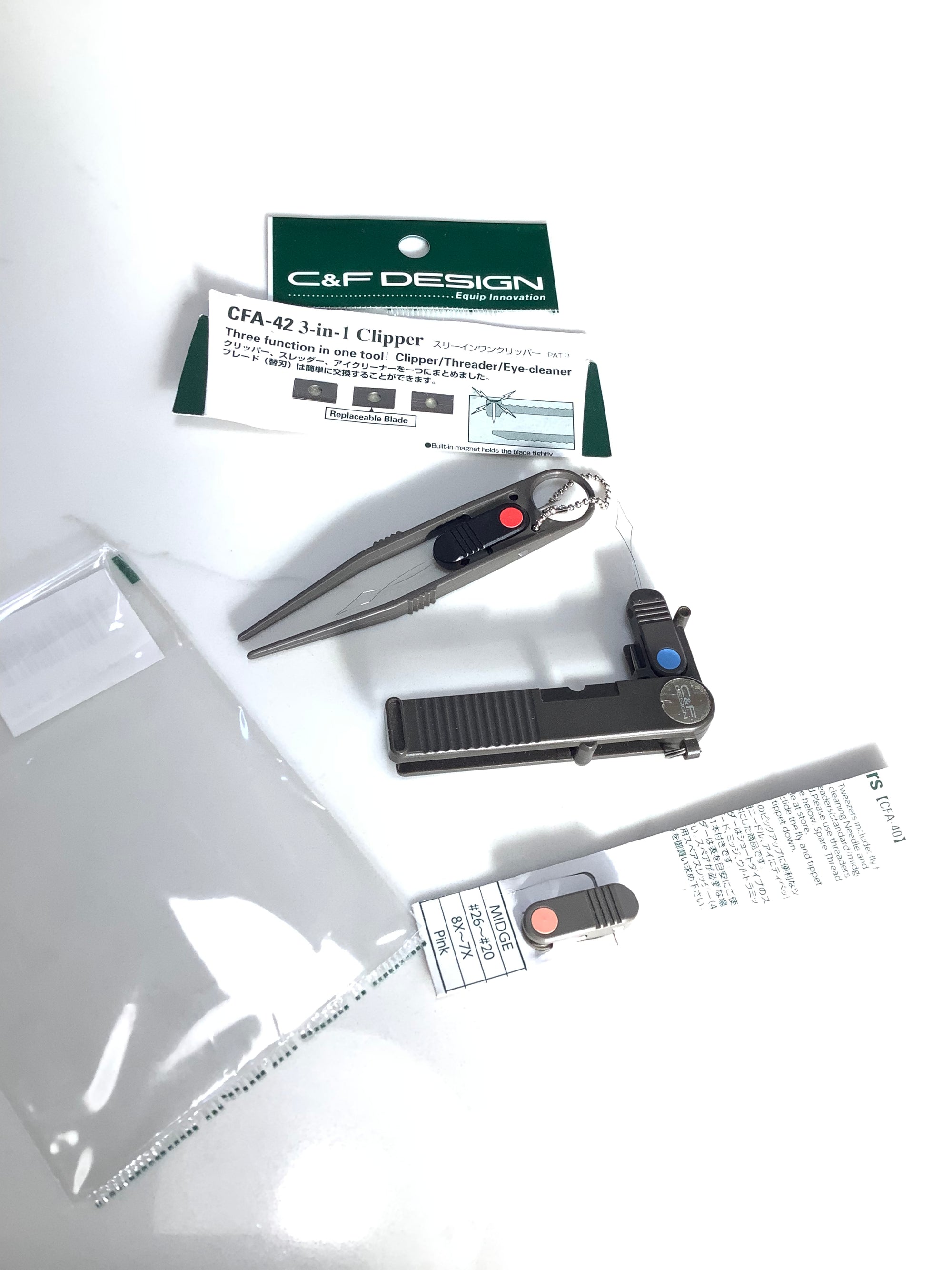 C&F DESIGN Clippers & Tweezer Fly Fishers Accessories