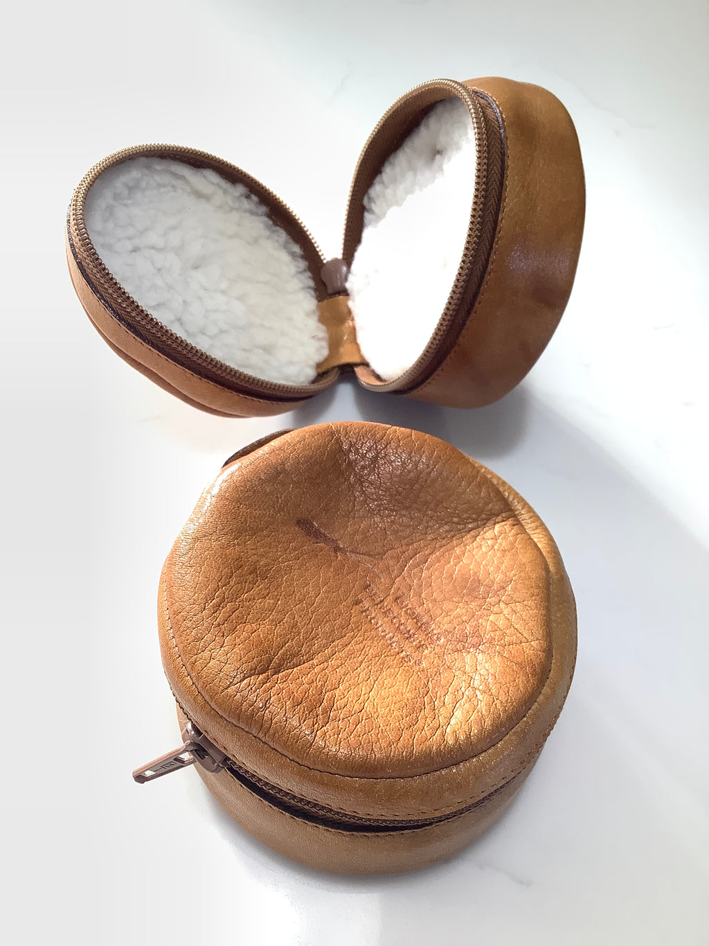Rare Giorgio BENECCHI’S Quality Leather Reel cases