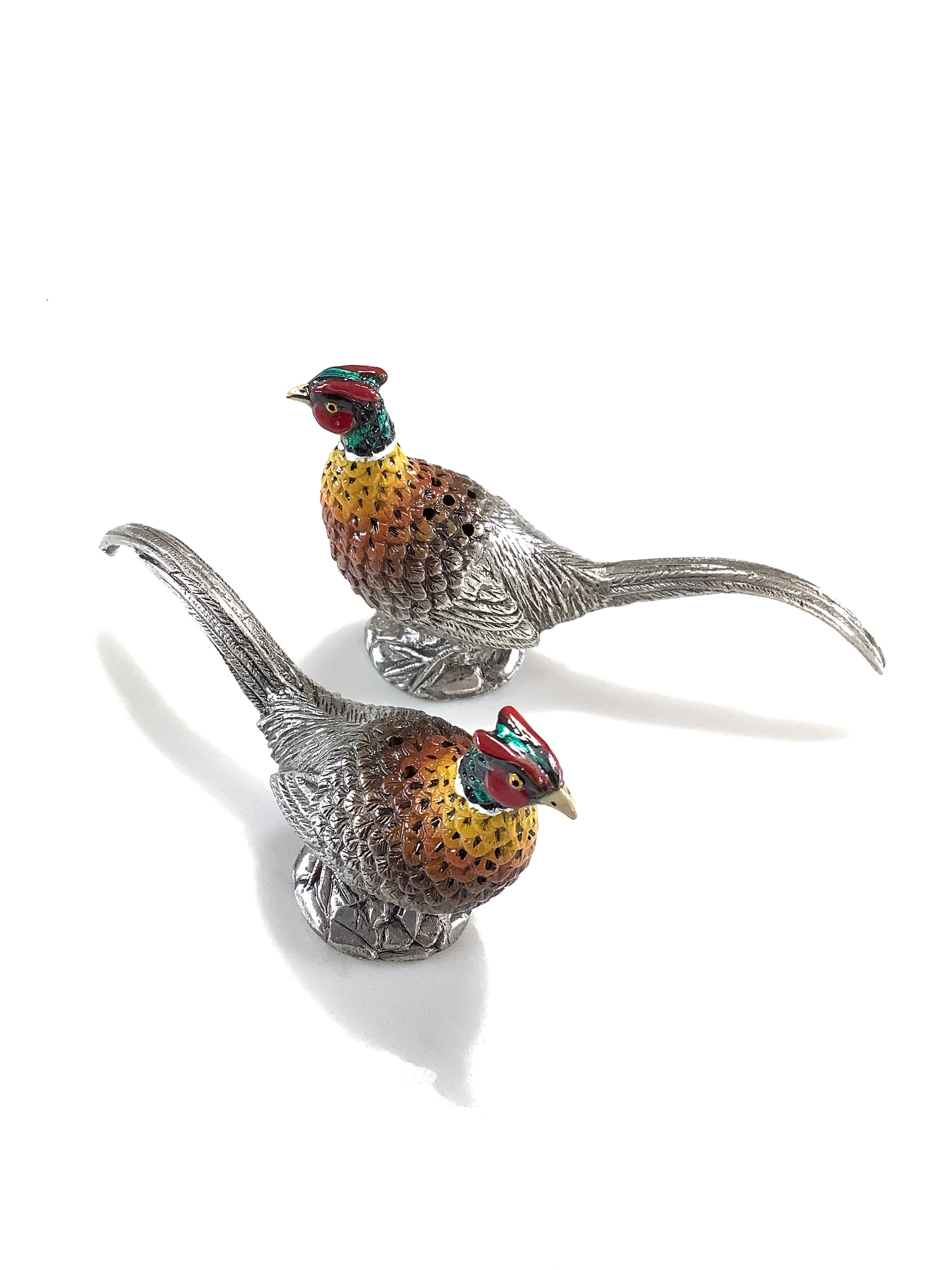 James PURDEY Pair of Pheasant Cruet Set NEW