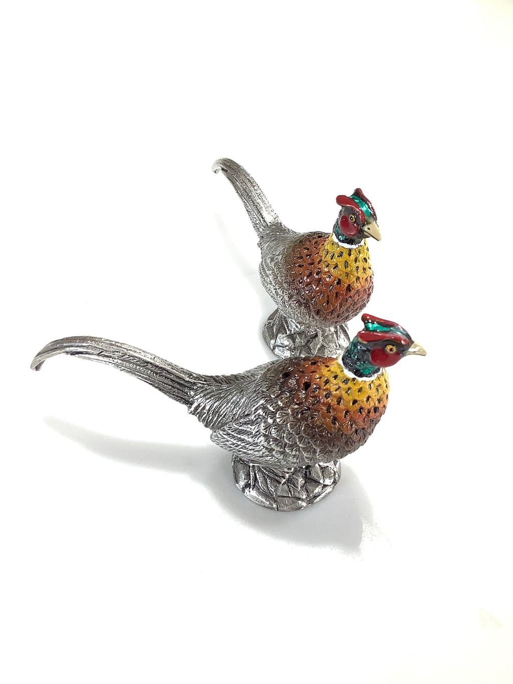 James PURDEY Pair of Pheasant Cruet Set NEW