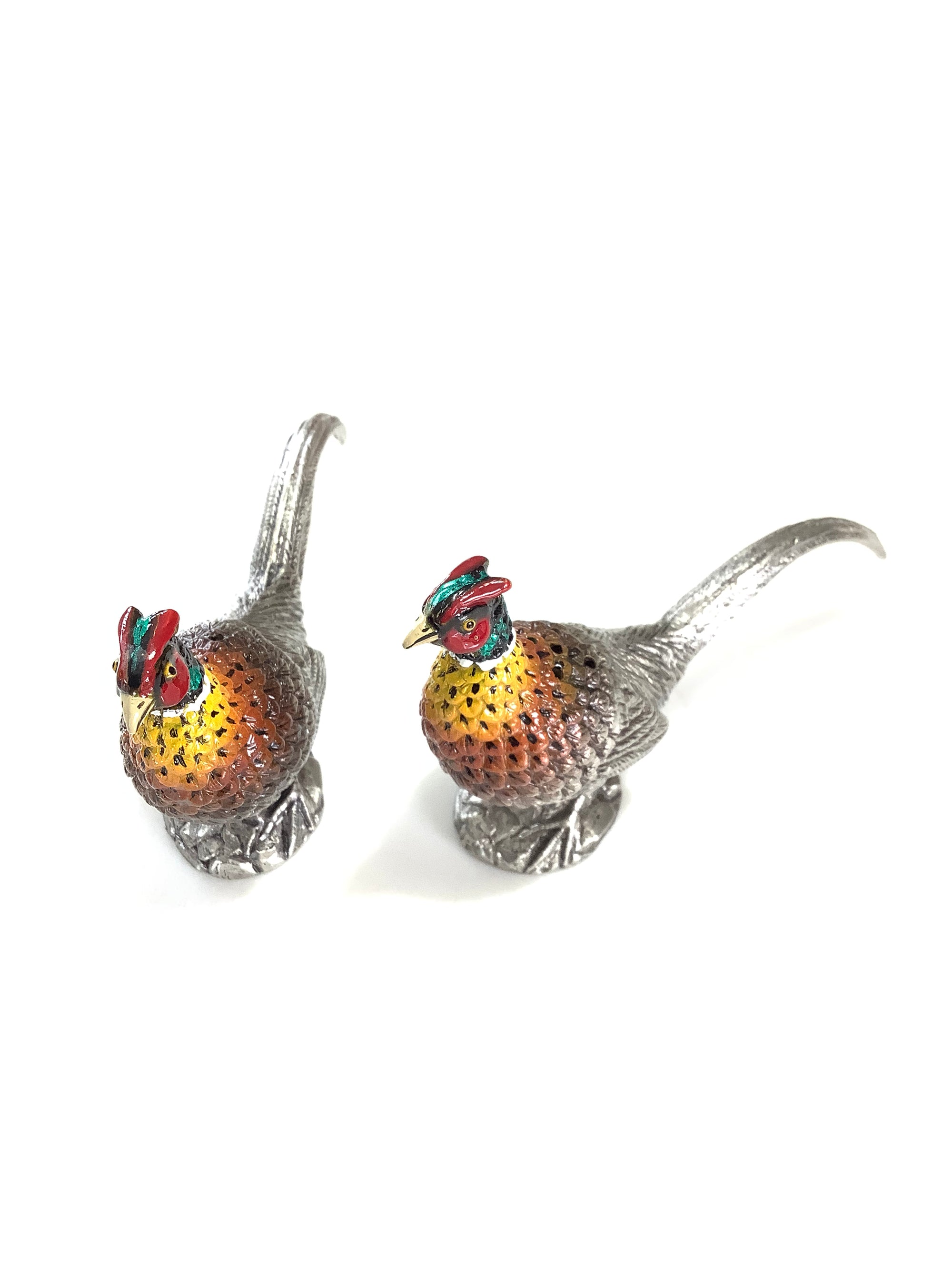 James PURDEY Pair of Pheasant Cruet Set NEW
