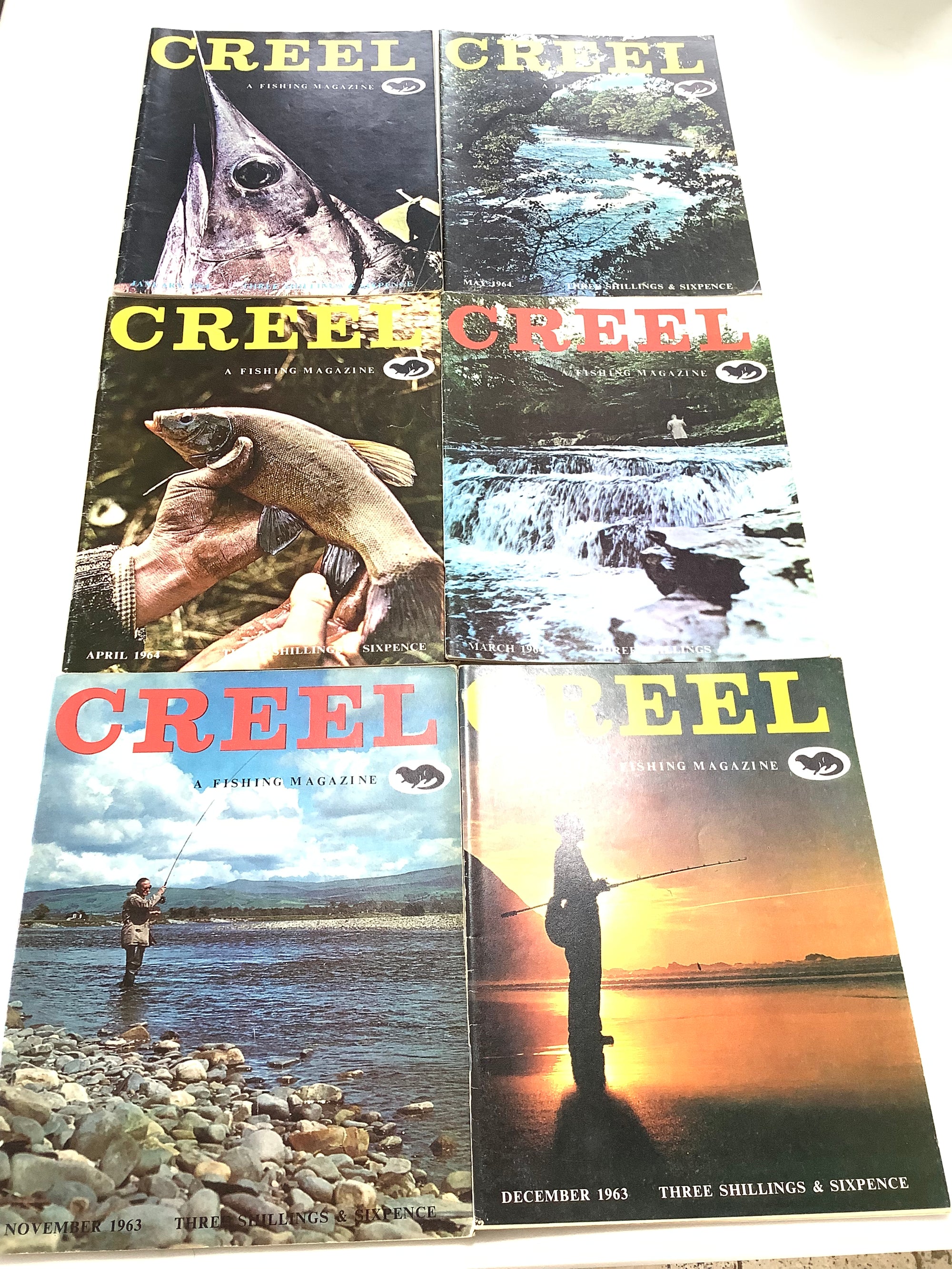 Vintage CREEL Magazines Bernard Venables etc..