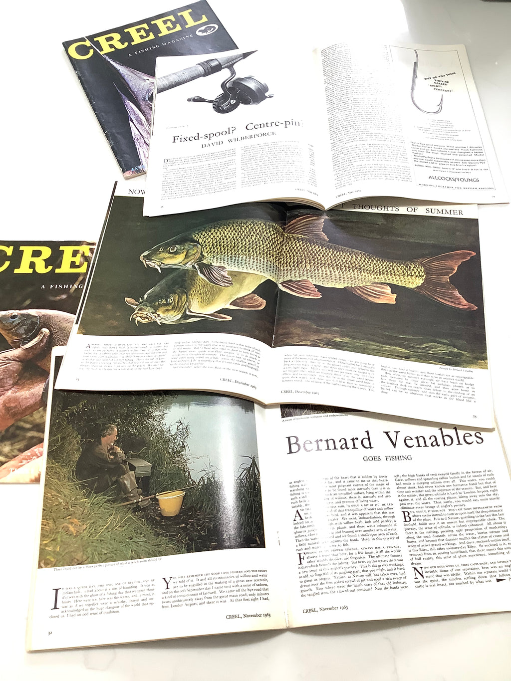 Vintage CREEL Magazines Bernard Venables etc..