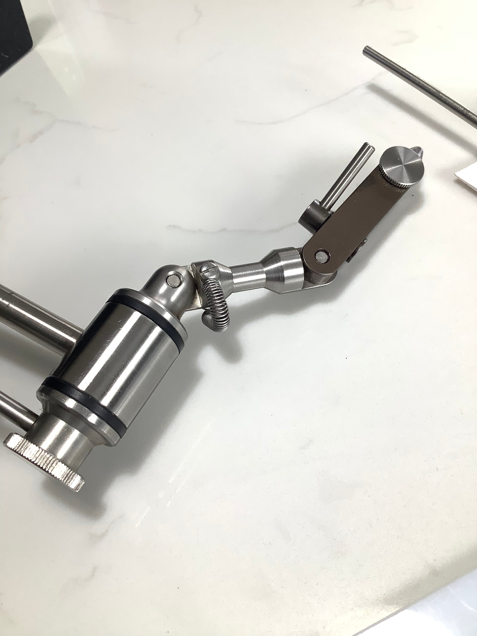 WALDRON Snowbee Fly Tying Rotary Vice with spare Jaws + Lots of Extras