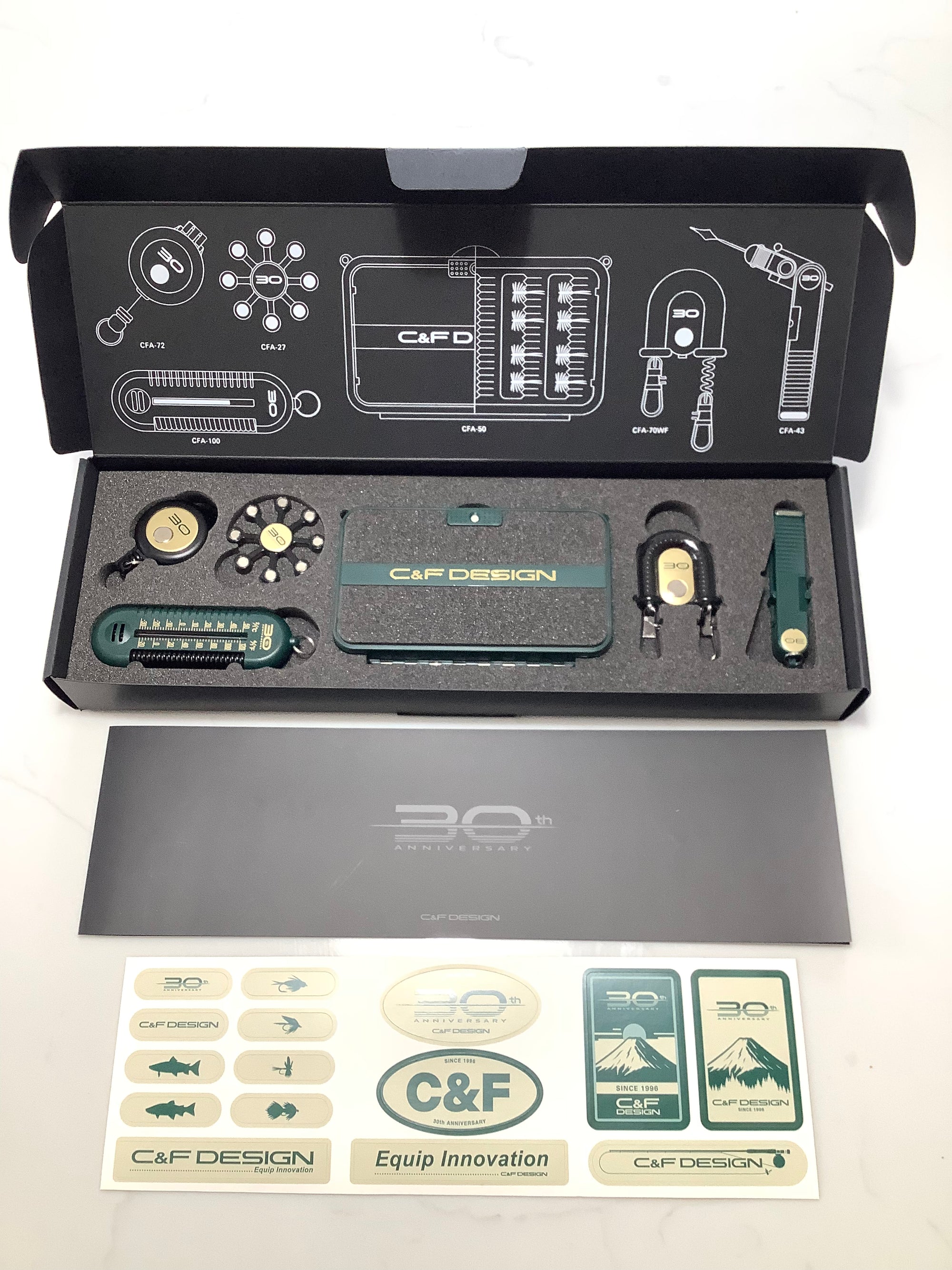 RARE C&F DESIGN 30th ANNIVERSARY Fly Anglers Set LTD EDITION