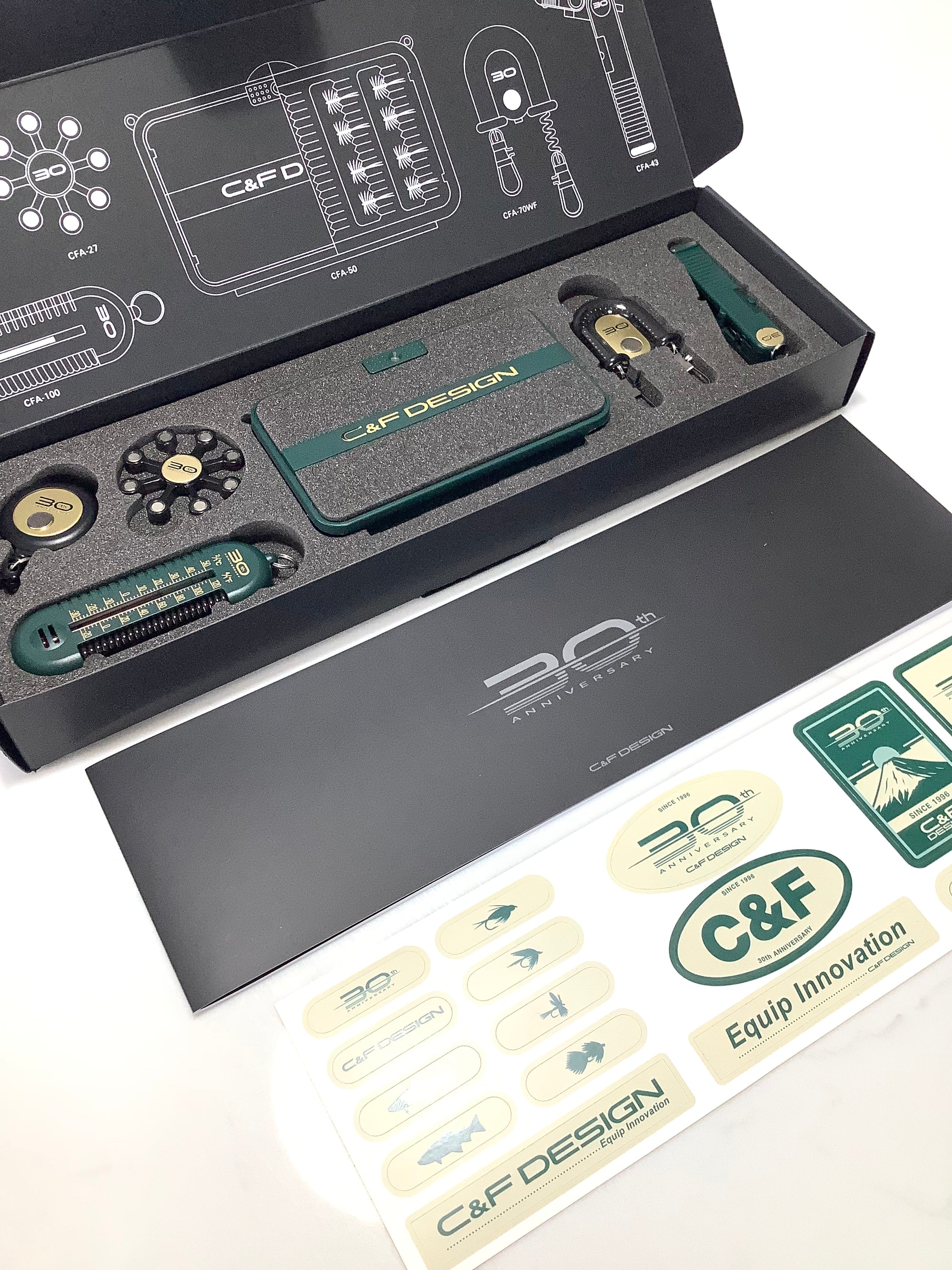 RARE C&F DESIGN 30th ANNIVERSARY Fly Anglers Set LTD EDITION