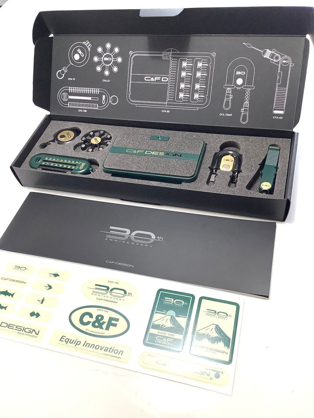 RARE C&F DESIGN 30th ANNIVERSARY Fly Anglers Set LTD EDITION