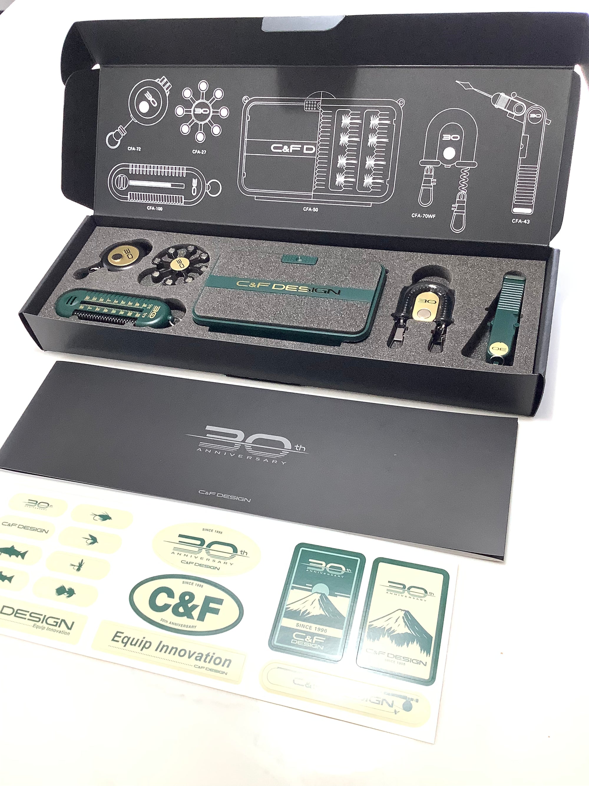 RARE C&F DESIGN 30th ANNIVERSARY Fly Anglers Set LTD EDITION