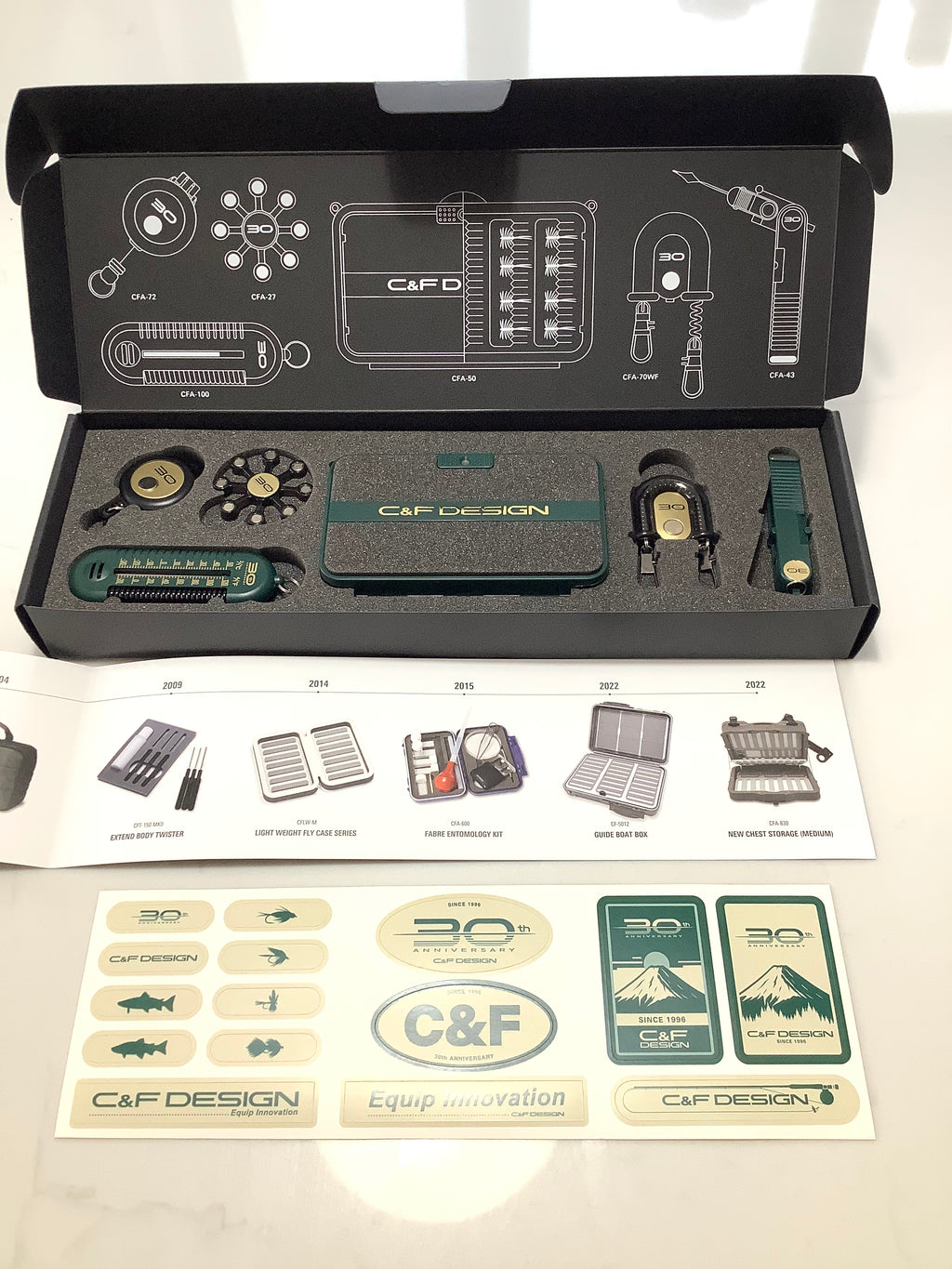 RARE C&F DESIGN 30th ANNIVERSARY Fly Anglers Set LTD EDITION