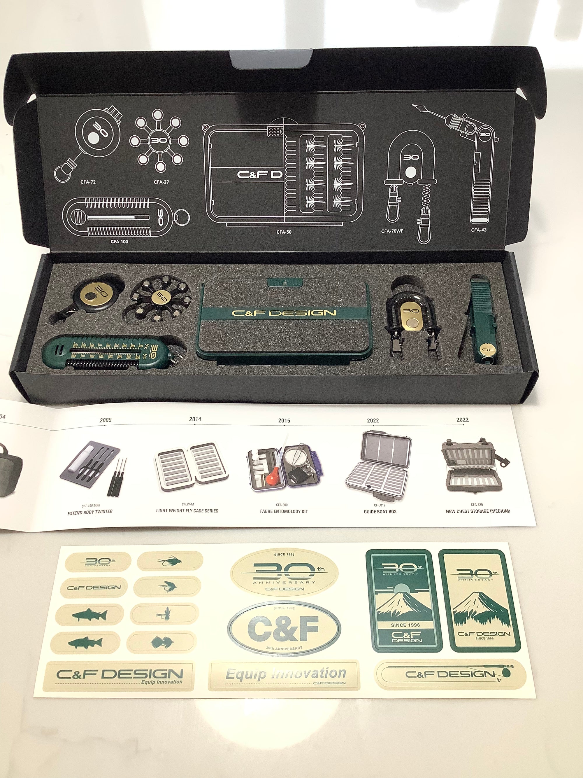 RARE C&F DESIGN 30th ANNIVERSARY Fly Anglers Set LTD EDITION