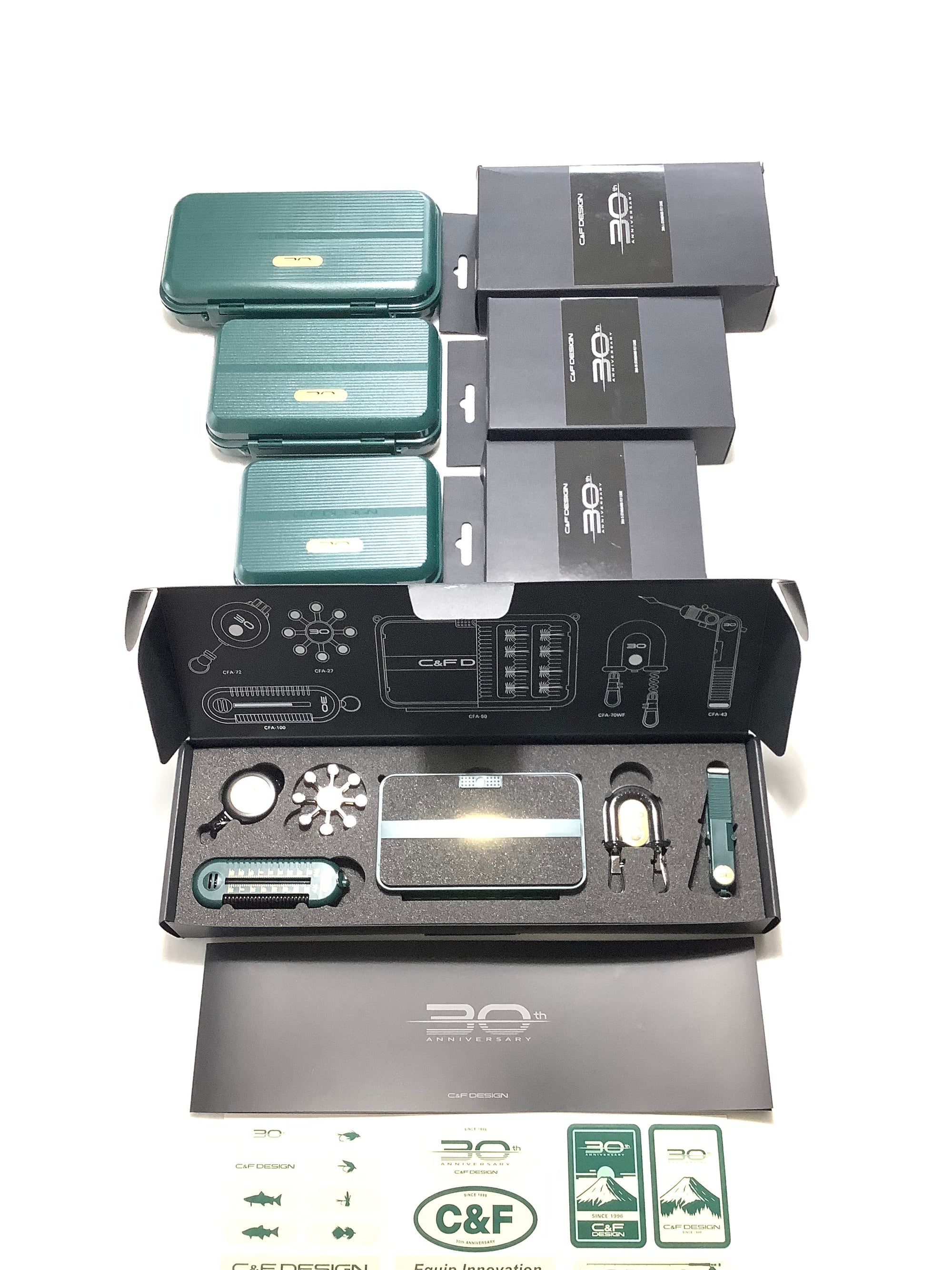 RARE C&F DESIGN 30th ANNIVERSARY Fly Anglers Set LTD EDITION