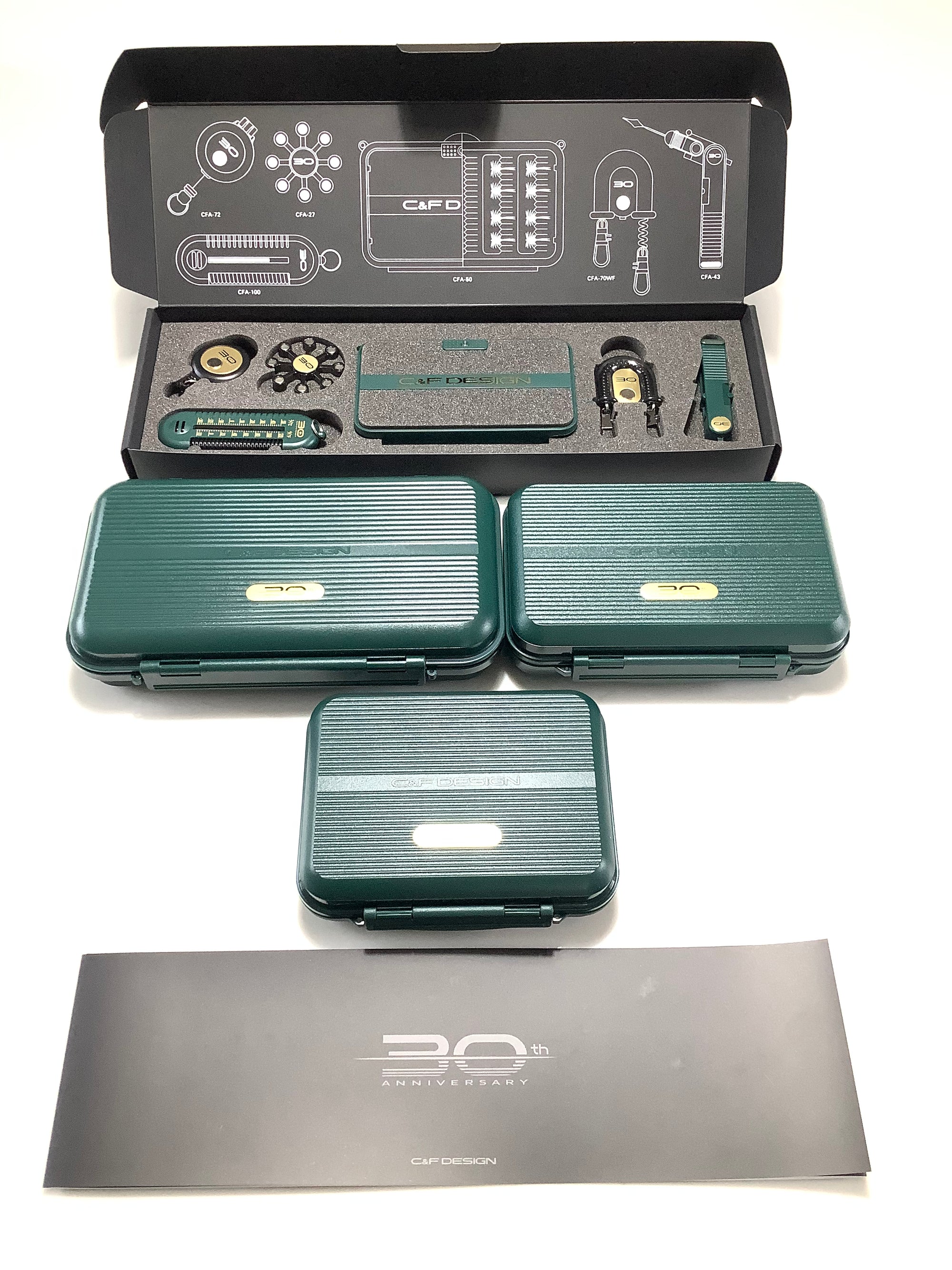 RARE C&F DESIGN 30th ANNIVERSARY Fly Anglers Set LTD EDITION