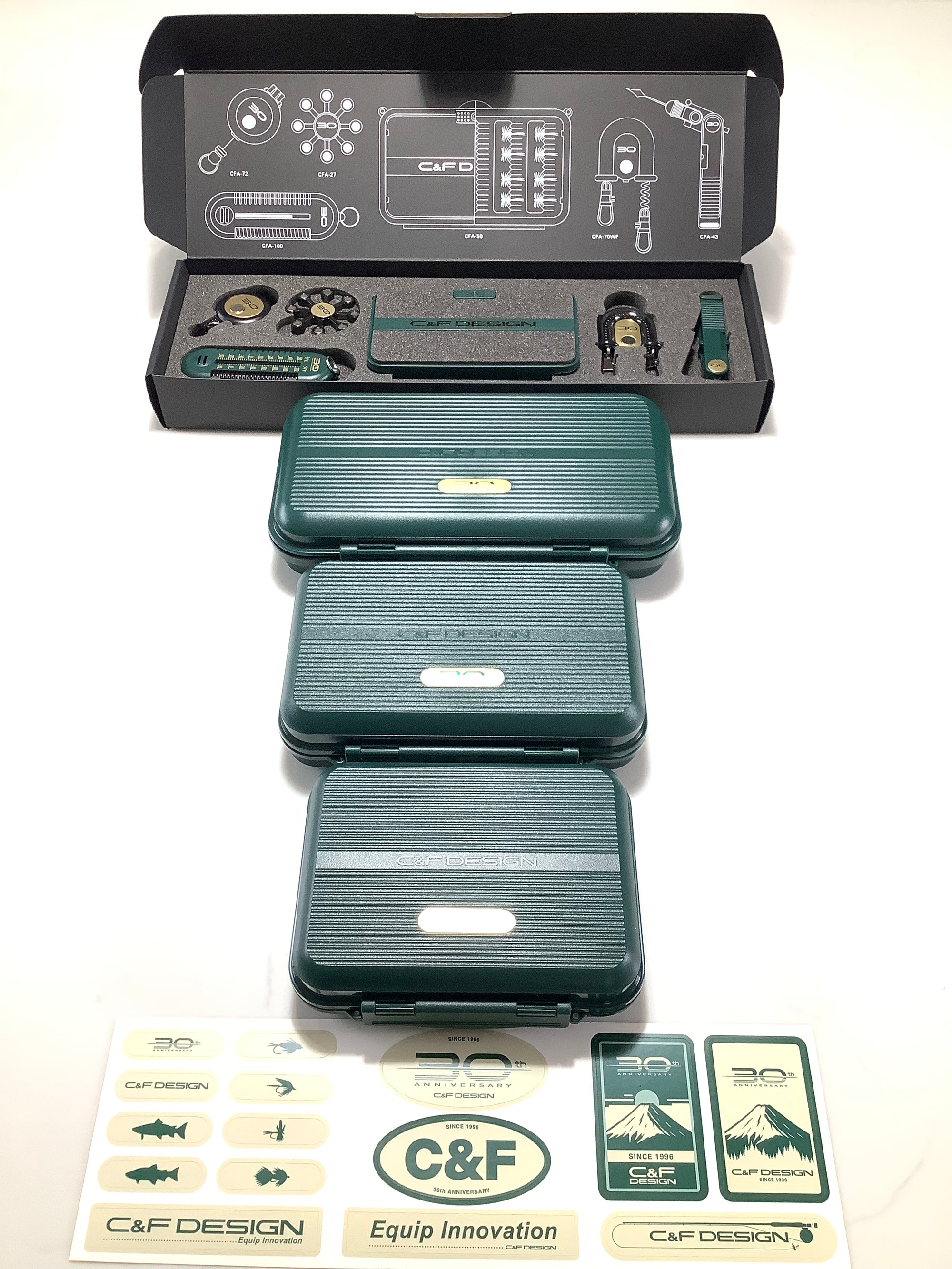 RARE C&F DESIGN 30th ANNIVERSARY Fly Anglers Set LTD EDITION
