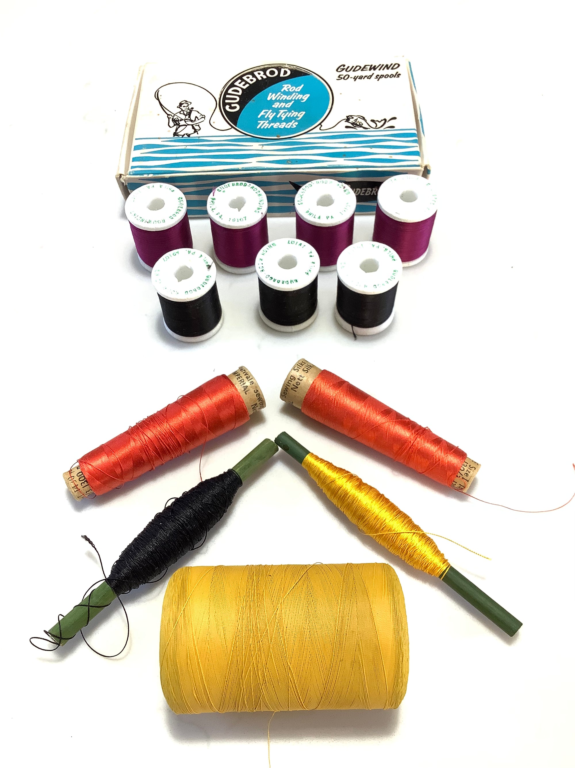 GUDEBRODE Threads for Fly Tying & Rod Building