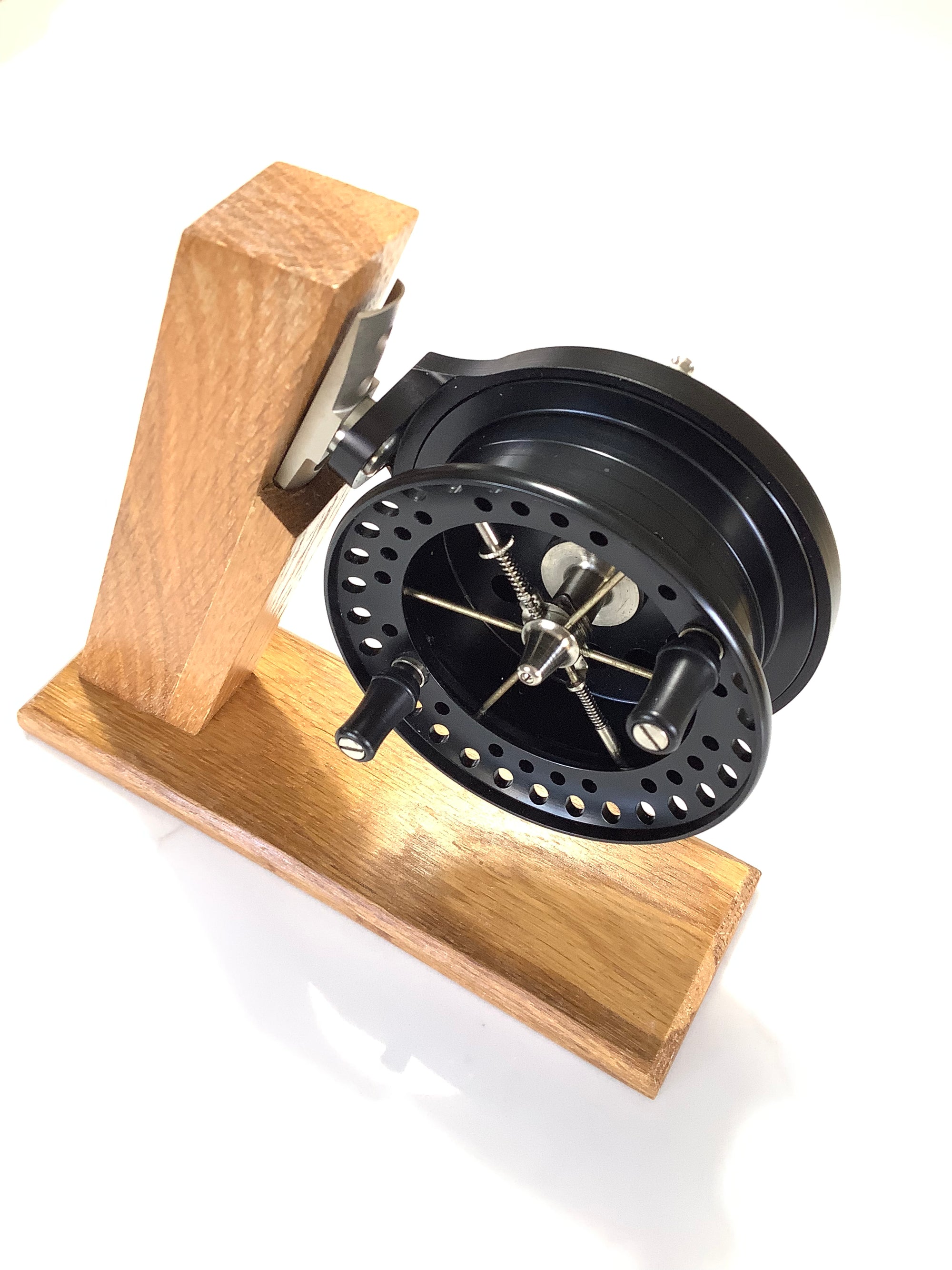 Solid OAK Reel Stand