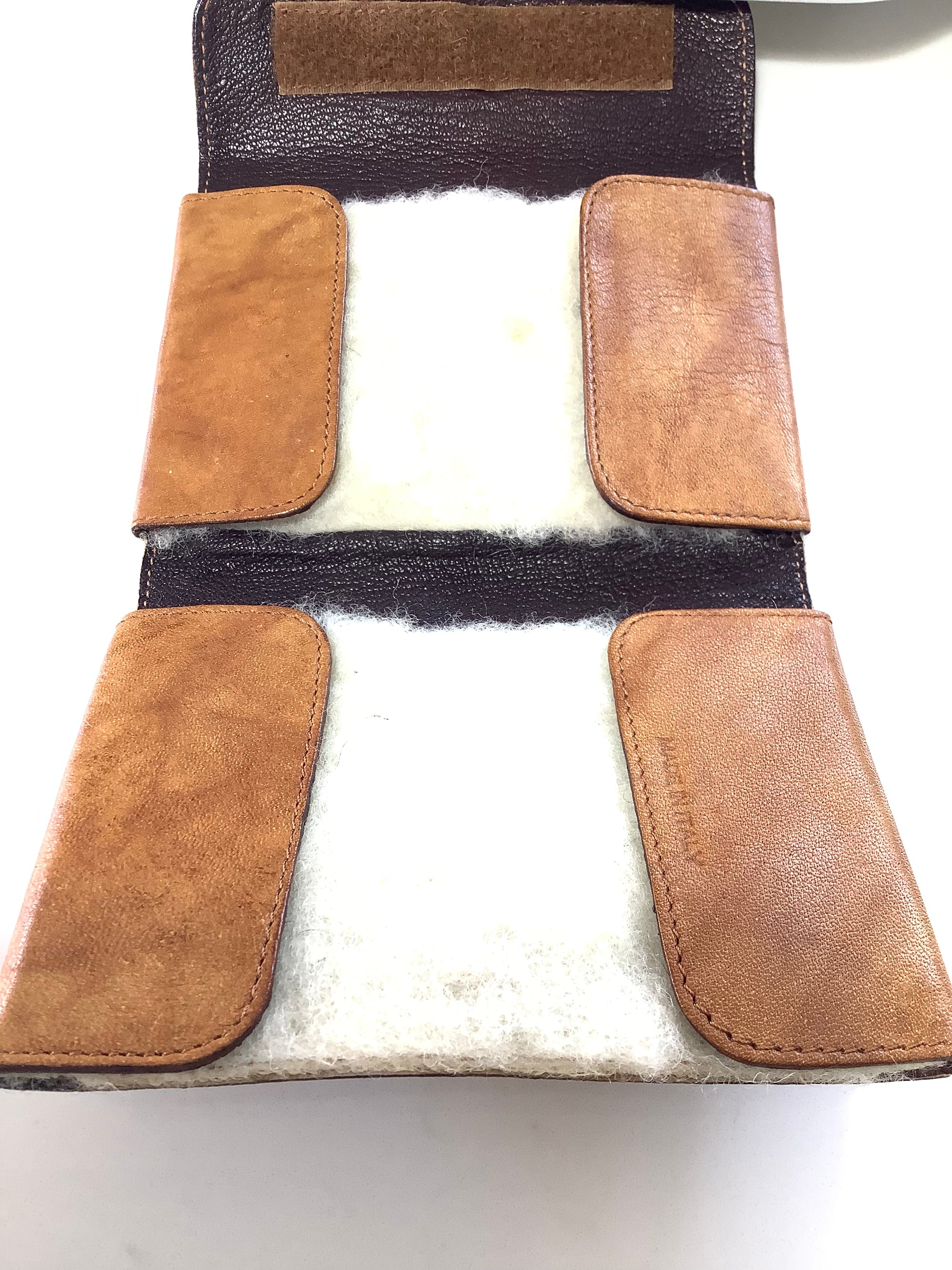 GIORGIO BENECCHIS PRODUCTS Large Leather Fly Wallet