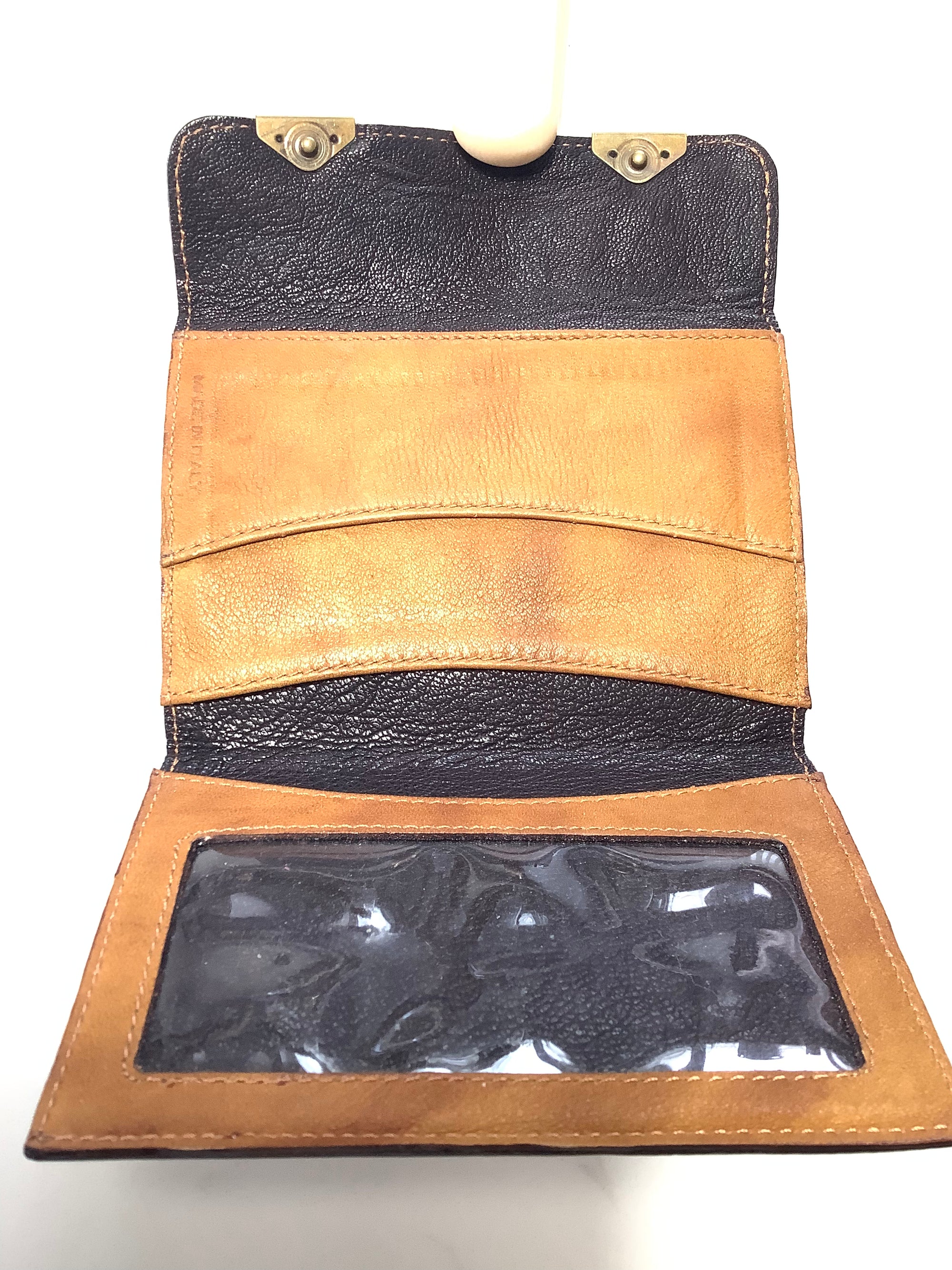 Rare GIORGIO BENECCHIS Leather Wallet