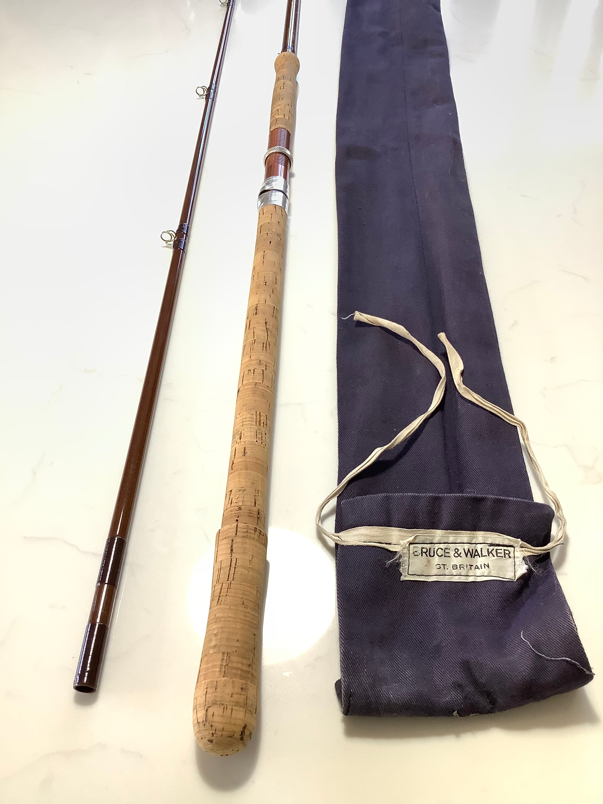 Rare Bruce & Walker 10ft “ Spring Spinner” Rod