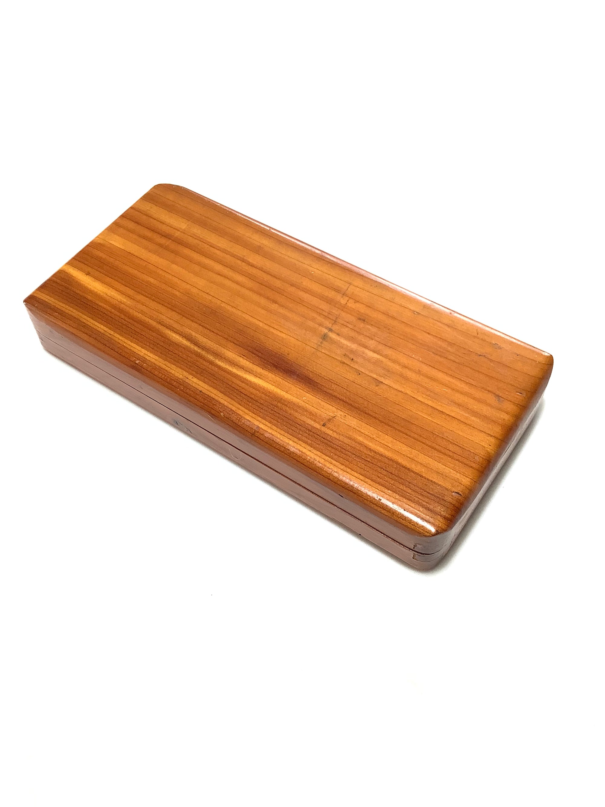 Very Rare DON GAPEN Solid RED CEDAR wood Magnetic Fly Box