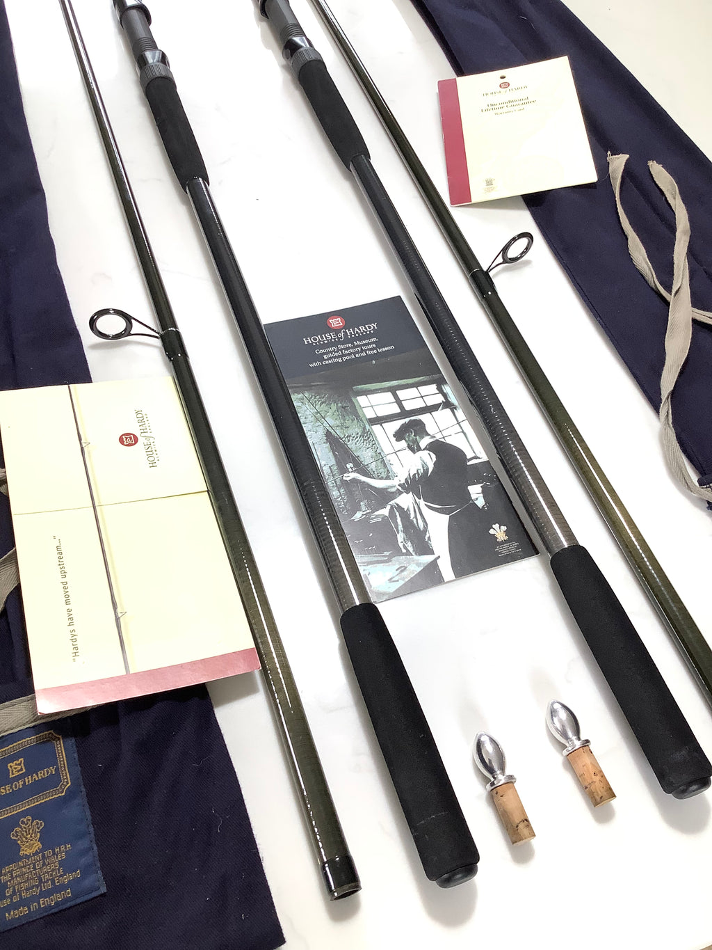 Rare as NEW Pair Hardy Bros EURO.J.SERIES 13ft 31/4lb TC Carp Rods
