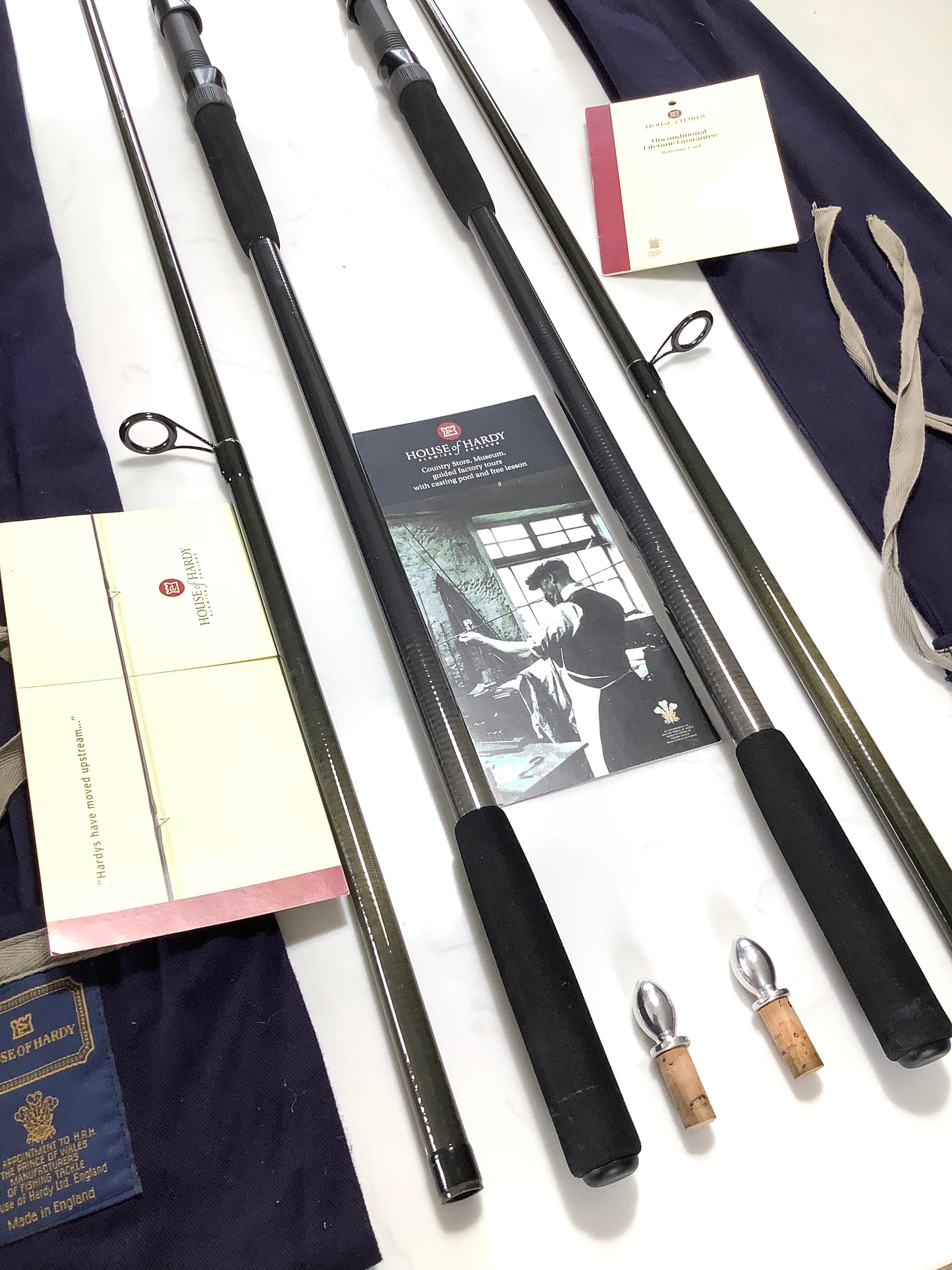 Rare as NEW Pair Hardy Bros EURO.J.SERIES 13ft 31/4lb TC Carp Rods