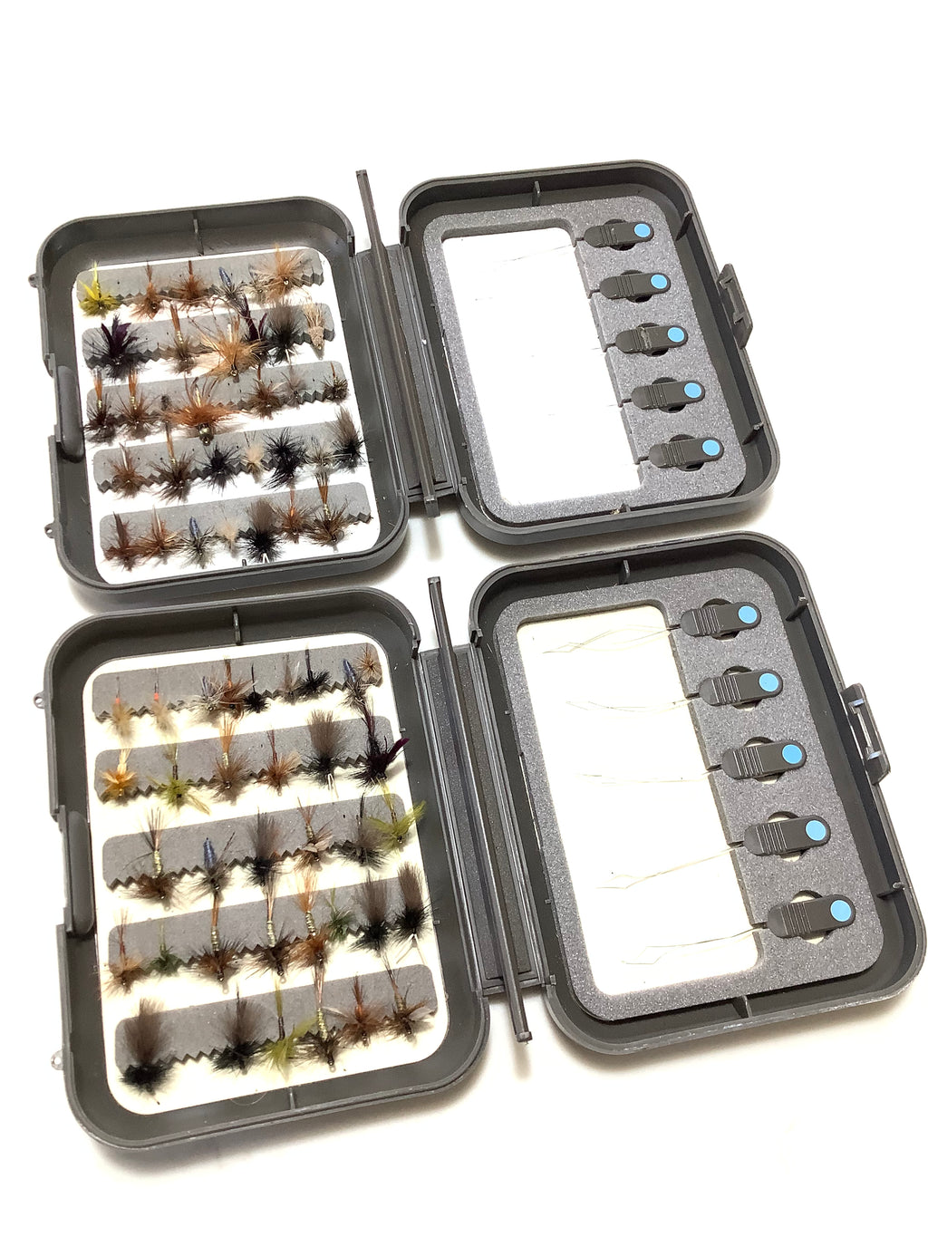 Pair of ORVIS C&F DESIGN Fly Boxes with good selection of Flies
