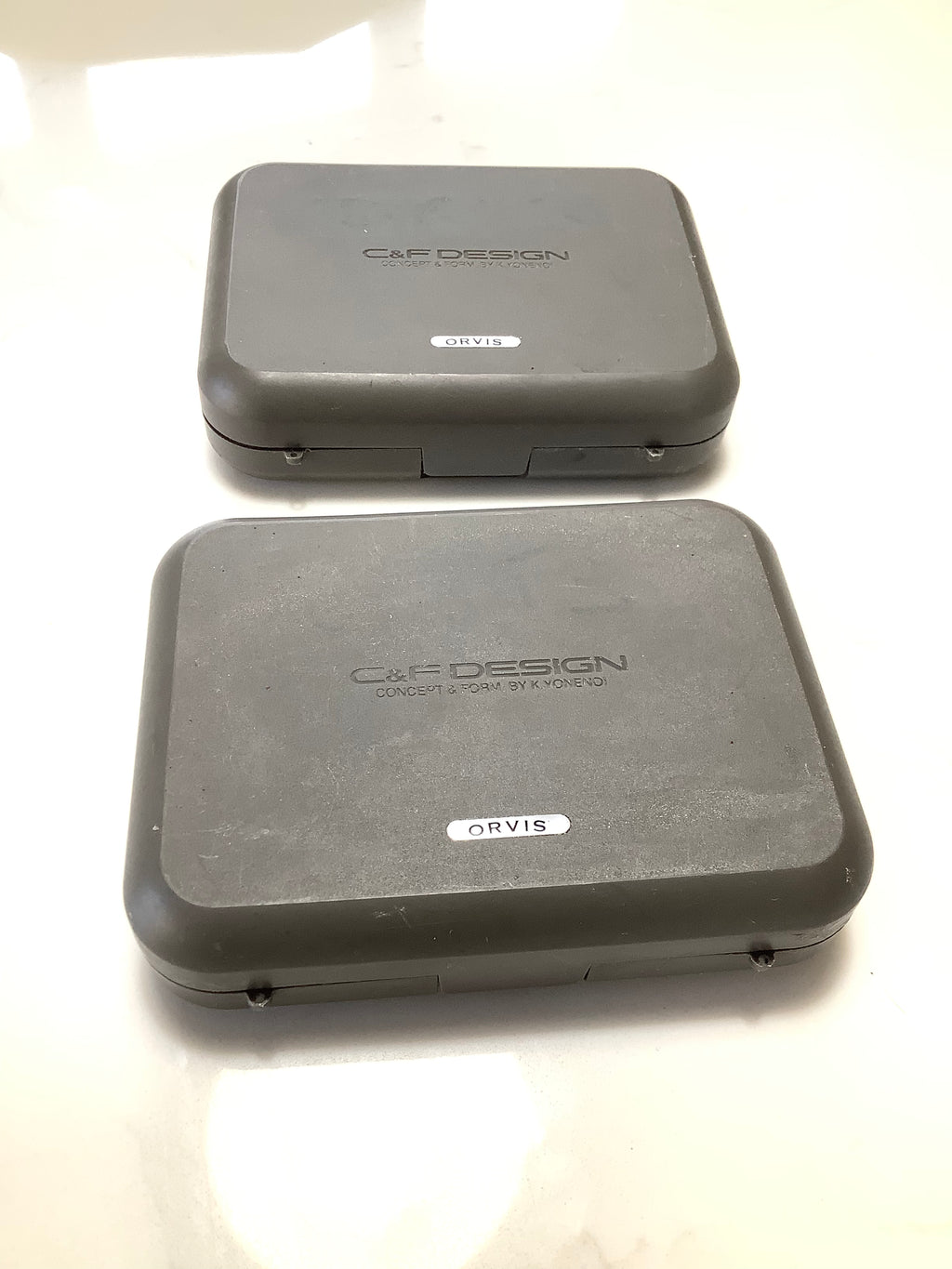 Pair of ORVIS C&F DESIGN Fly Boxes with good selection of Flies