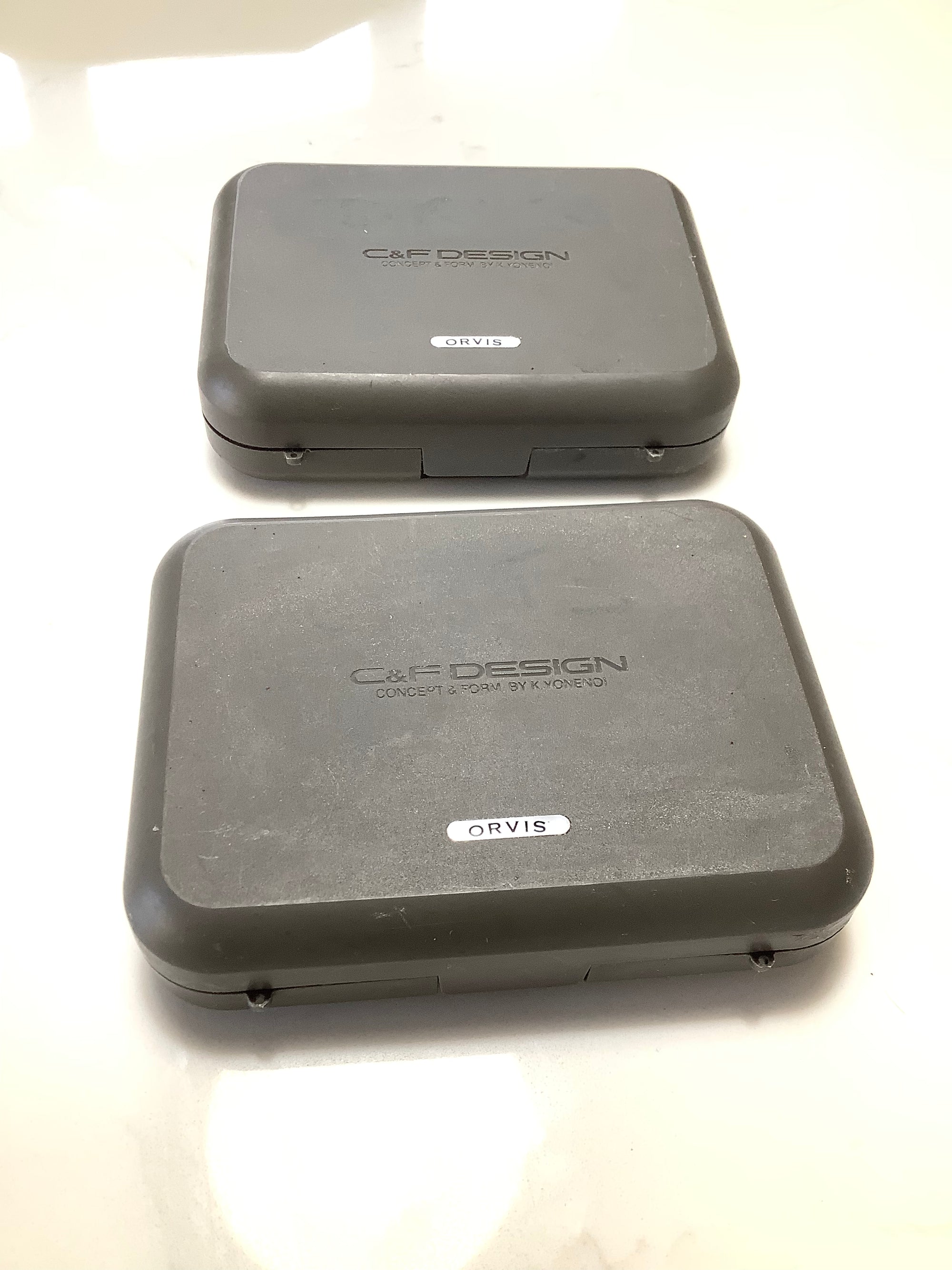 Pair of ORVIS C&F DESIGN Fly Boxes with good selection of Flies